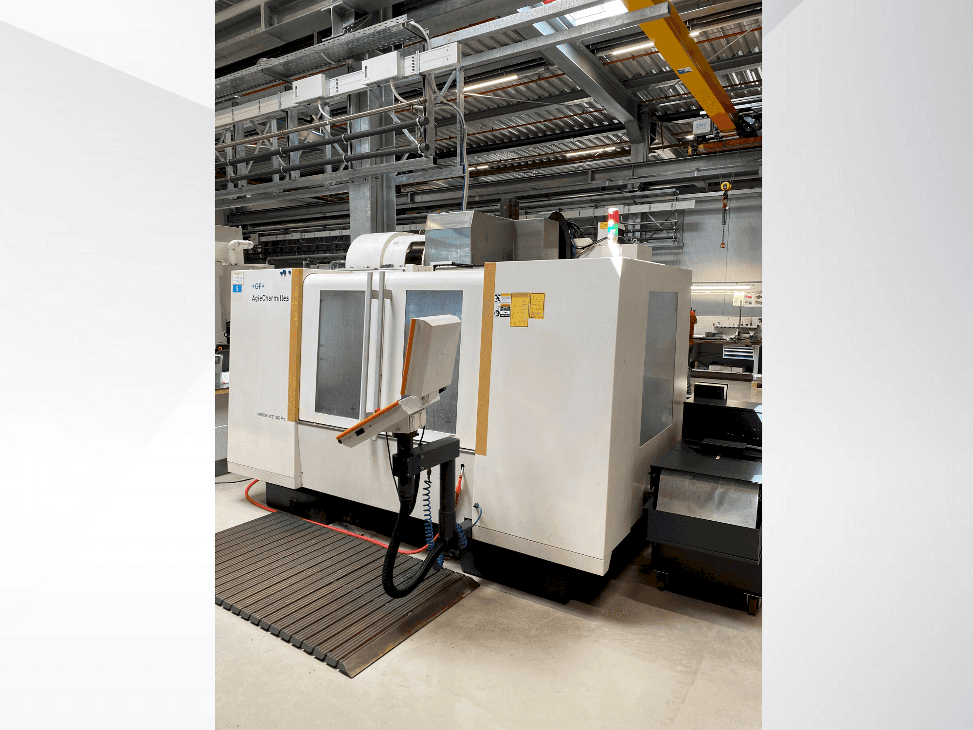 A +GF+ AgieCharmilles MIKRON VCE 1400 PRO  (2012)  gép elölnézete