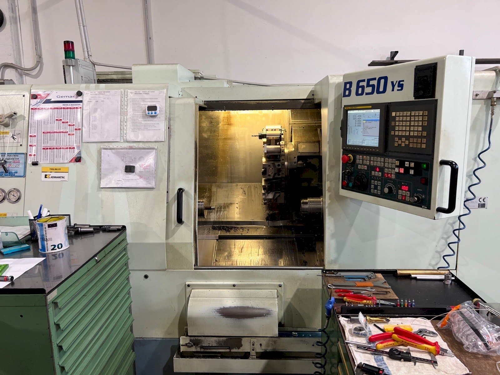 A Biglia B650 YS  gép elölnézete