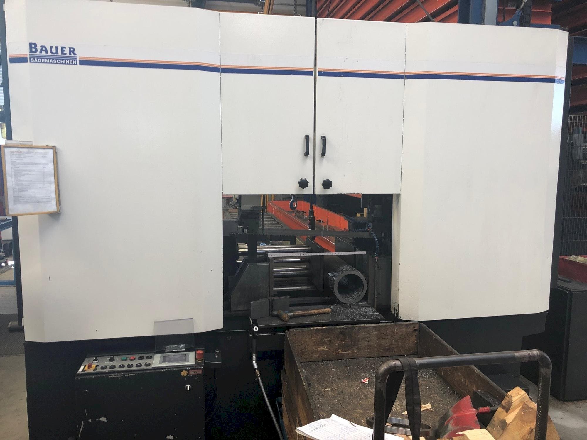 A BAUER SA 550 ZA  gép elölnézete