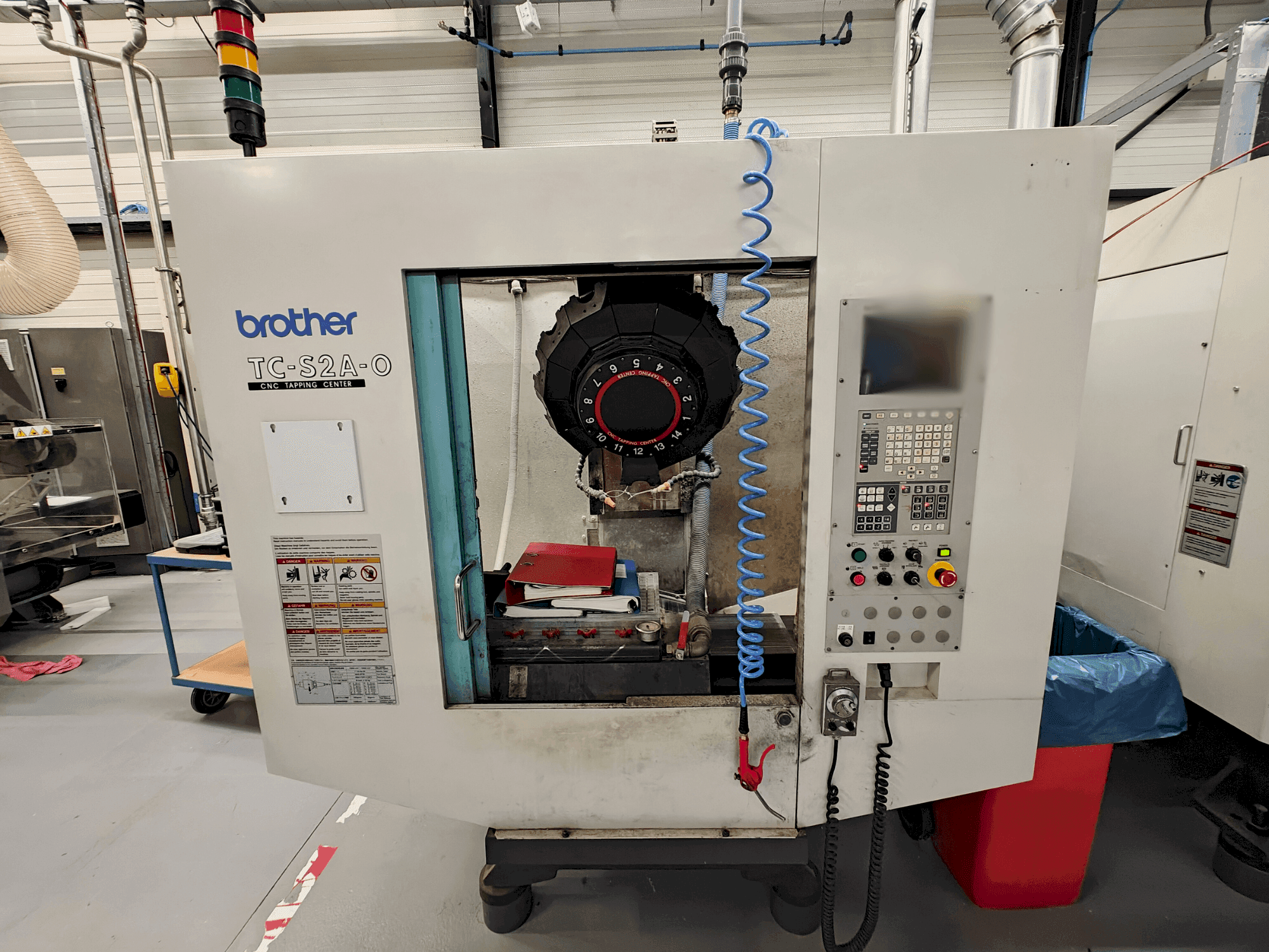 A Brother C-S2A-O  gép elölnézete