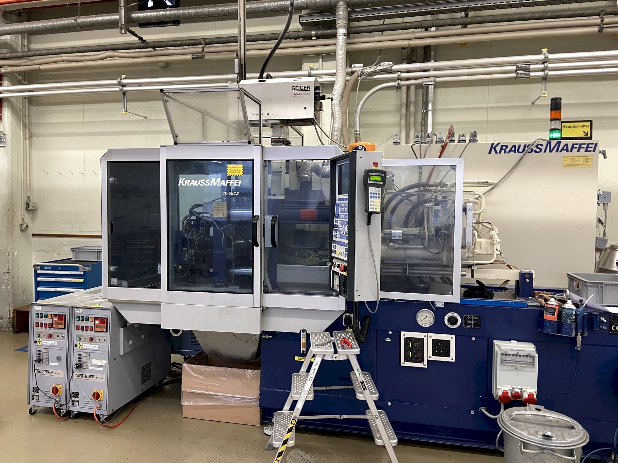 A Krauss Maffei 40/55 C2  gép elölnézete