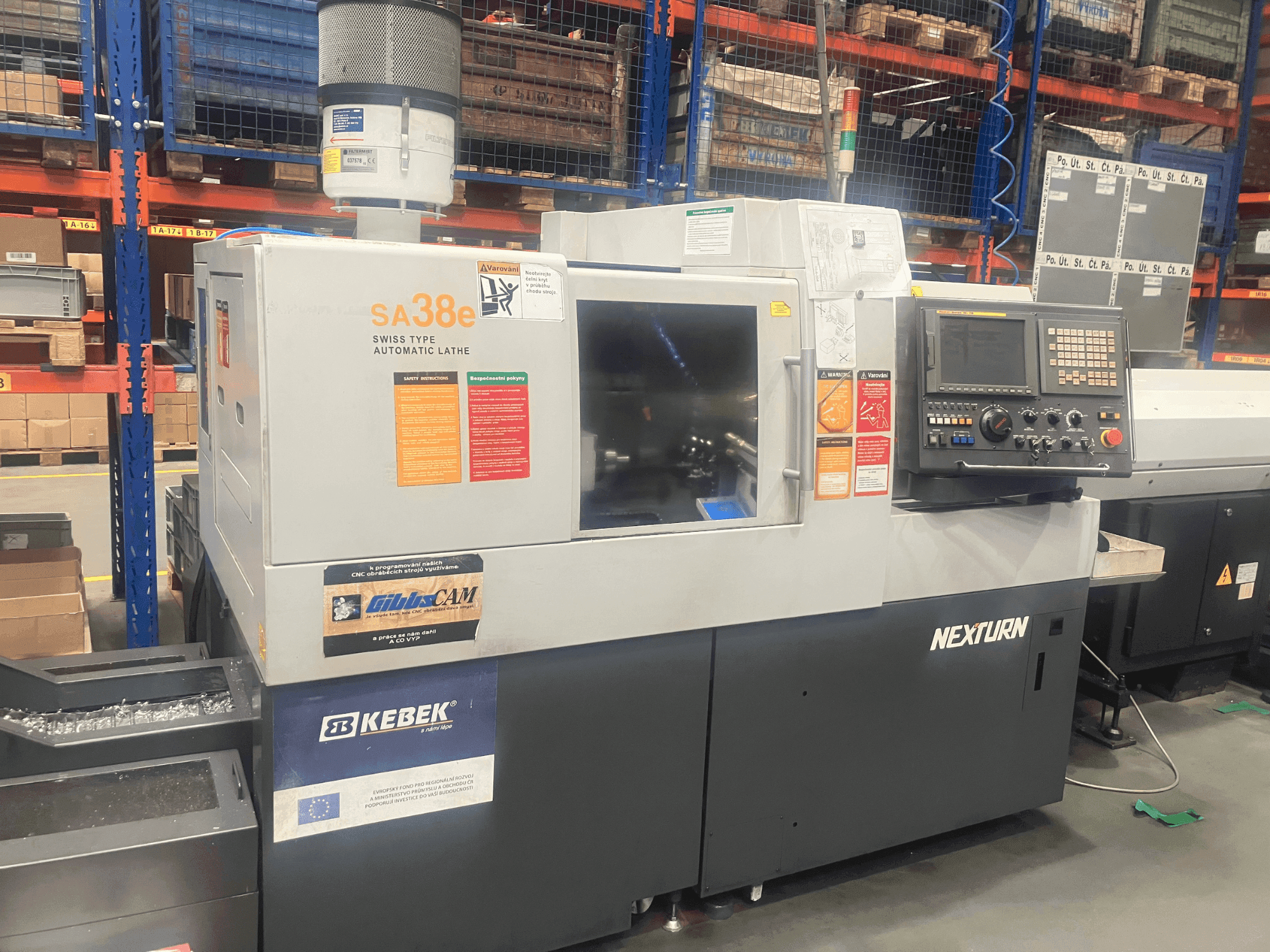 A Nexturn SA-38e  gép elölnézete