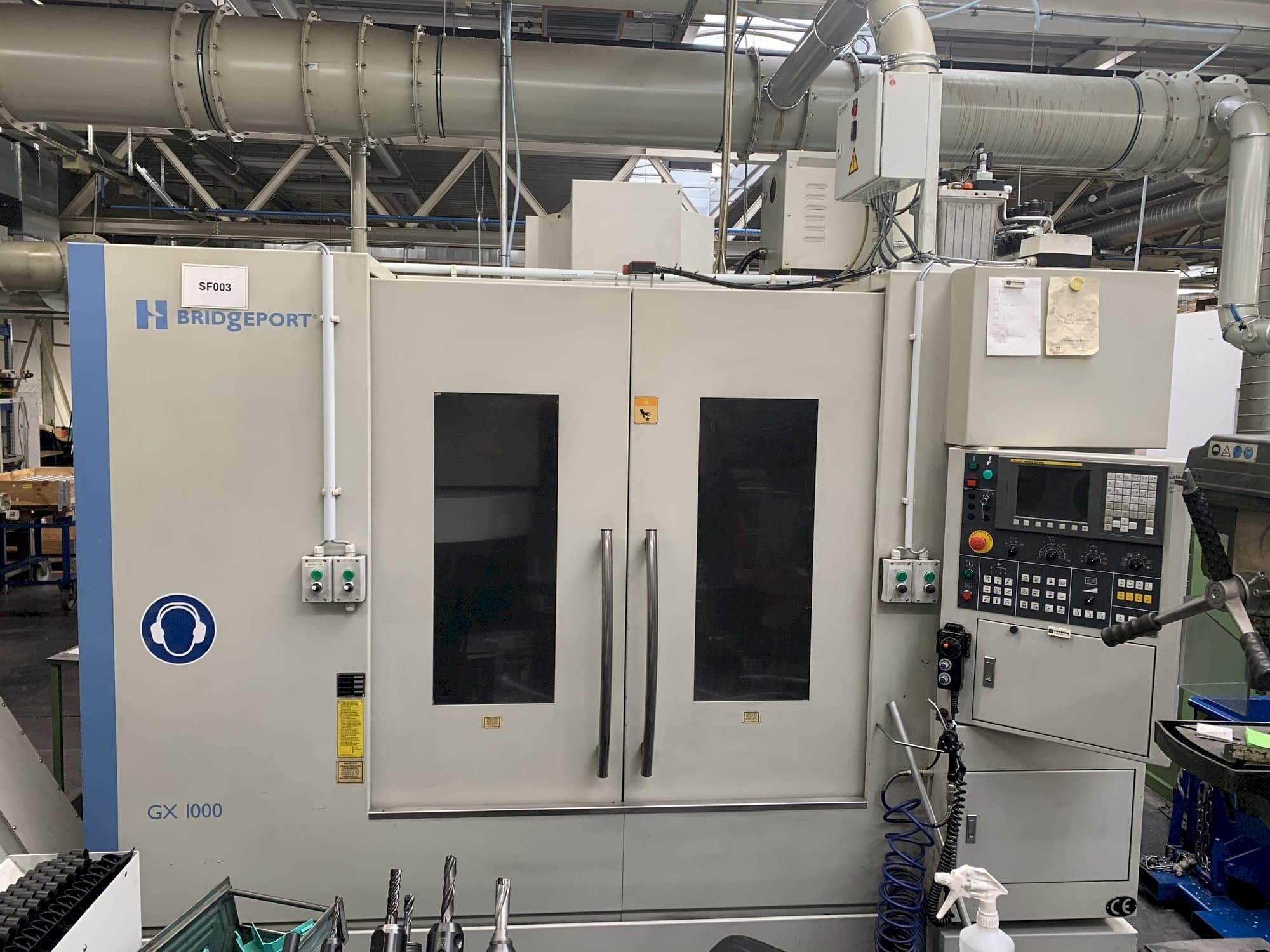 A HARDINGE GX 1000  gép elölnézete