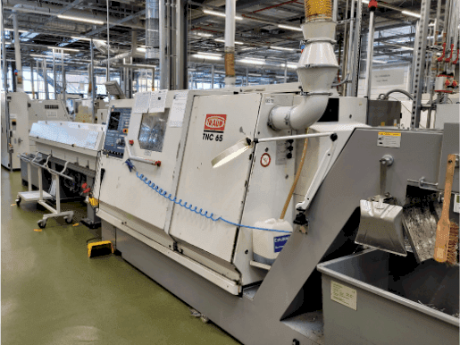 A TRAUB TNC 65 DGY  gép elölnézete