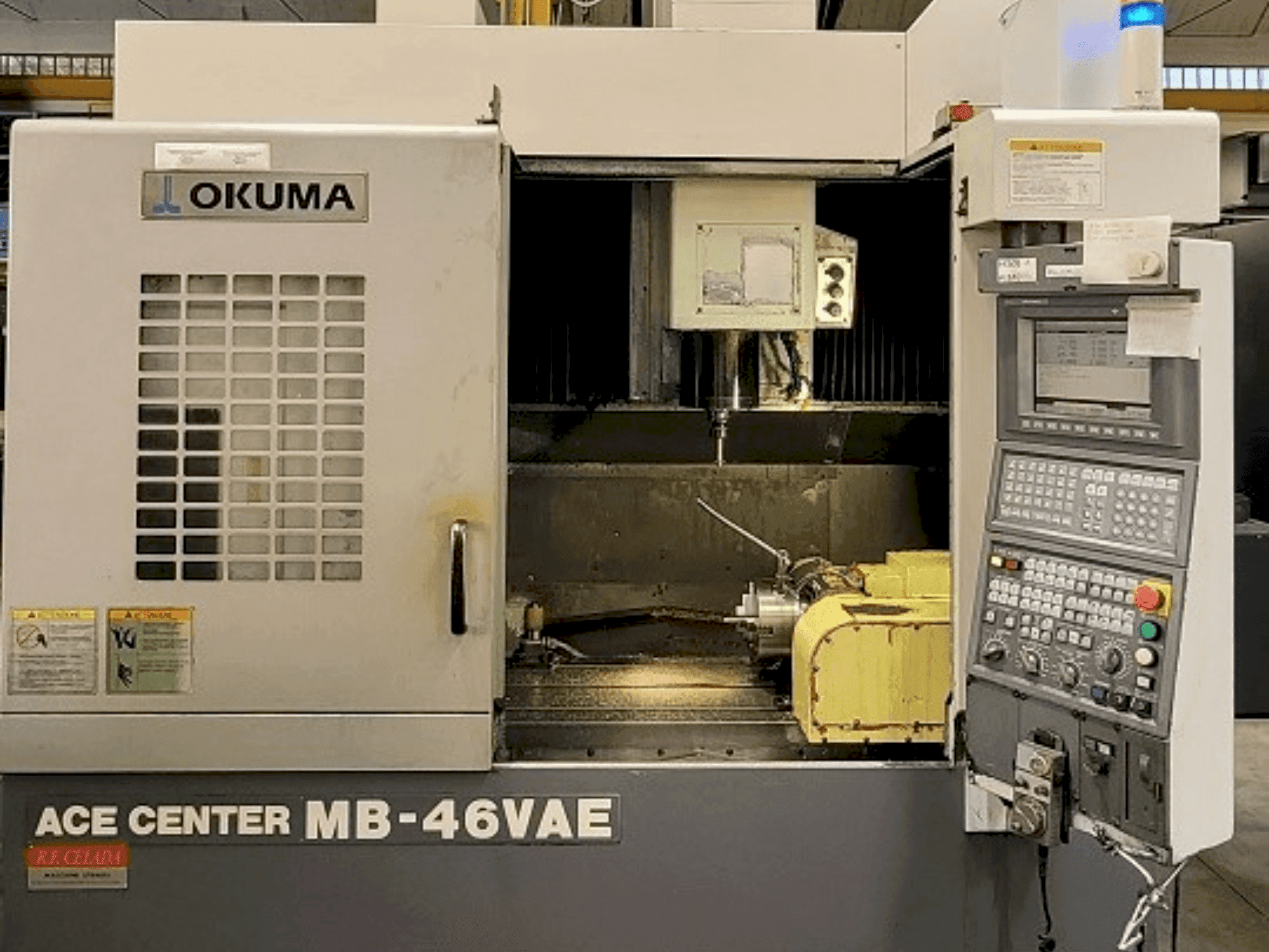 A Okuma MB-46VAE  gép elölnézete