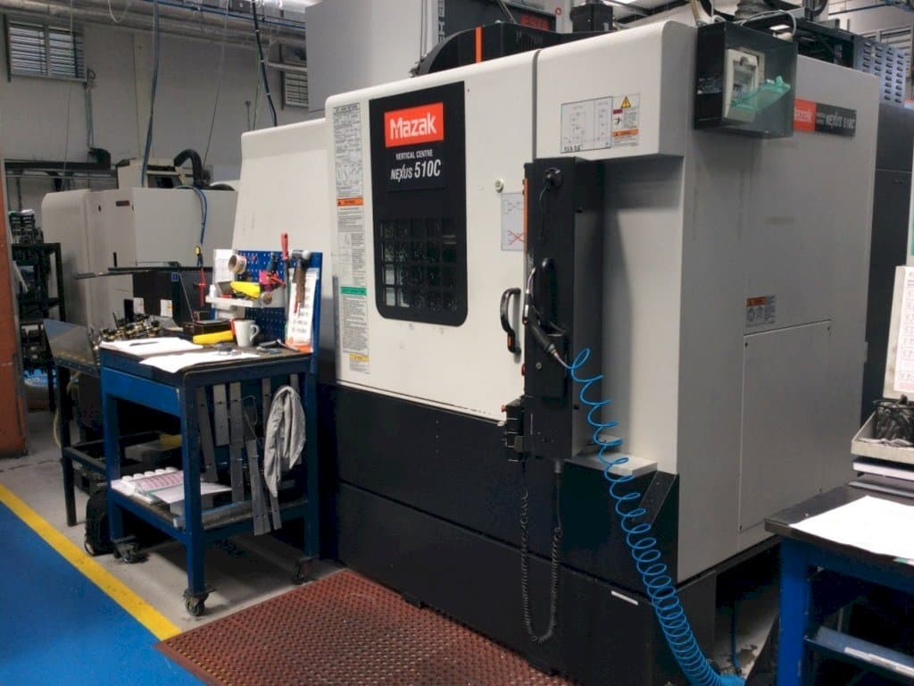A Mazak Nexus VCN 510C  gép elölnézete