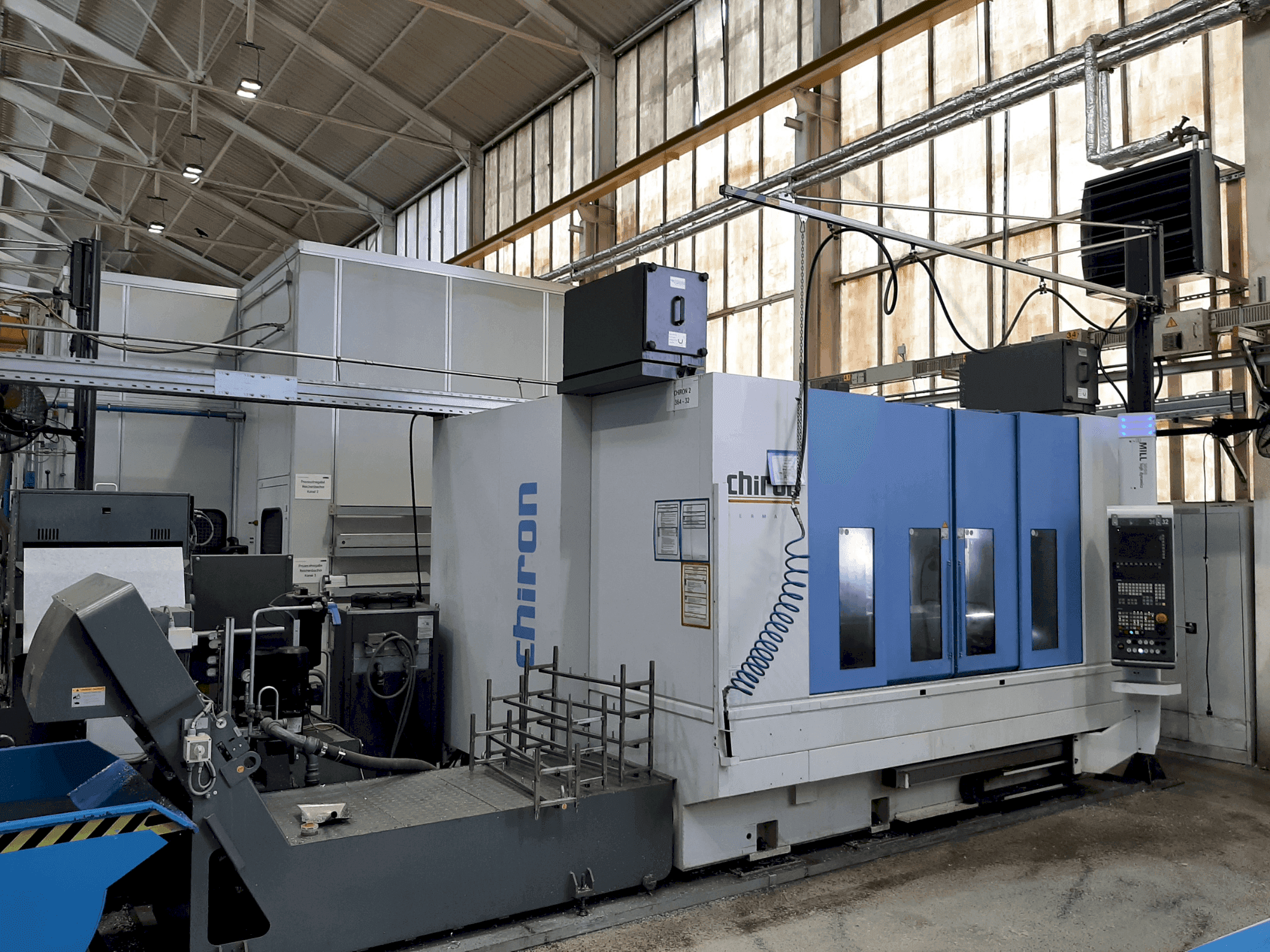 A CHIRON Mill 2000 High Dynamics (2018)  gép elölnézete