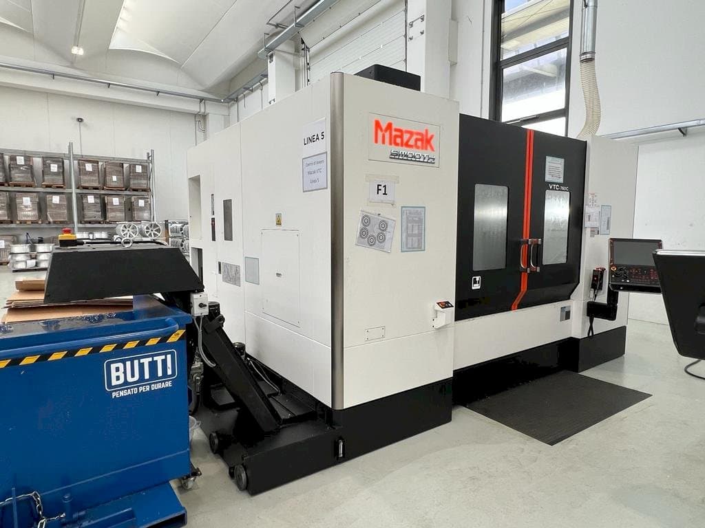 A Mazak VTC 760  gép elölnézete