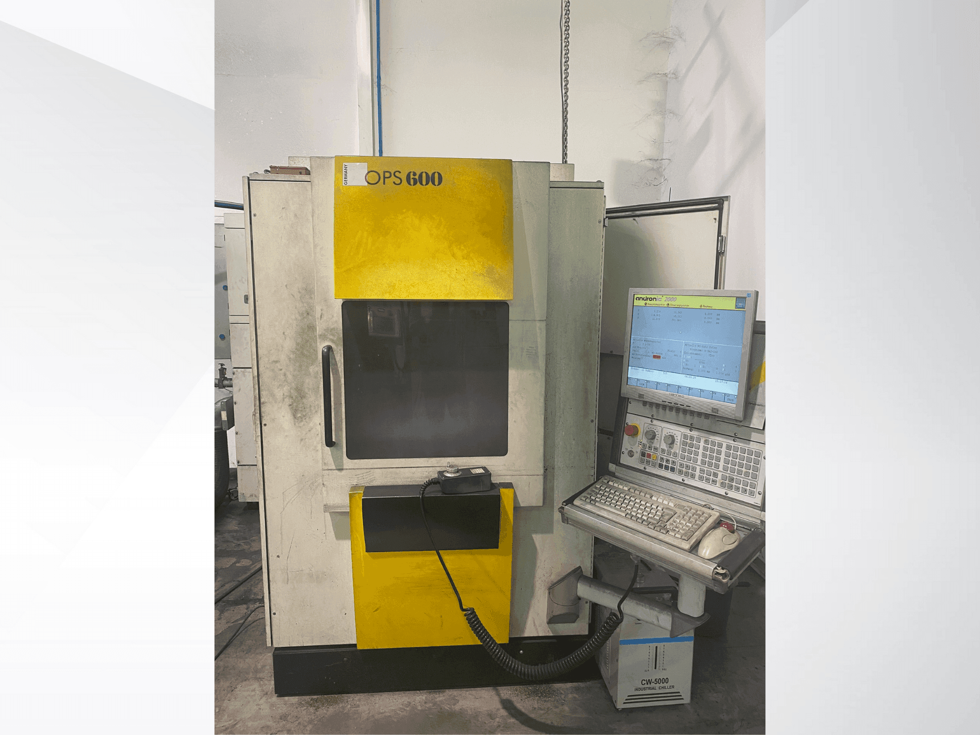 A OPS INGERSOLL OPS 600  gép elölnézete