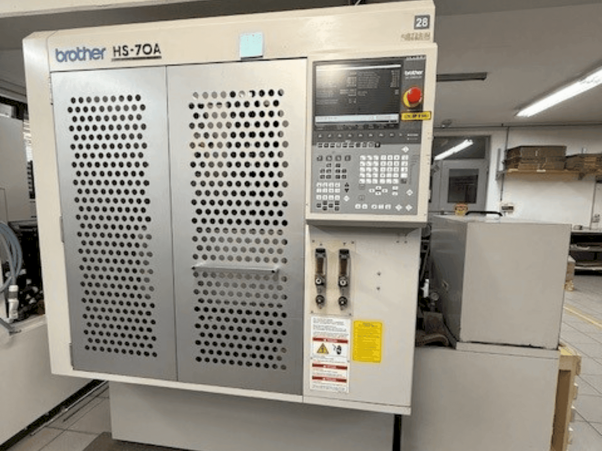 A Brother HS-70A  gép elölnézete