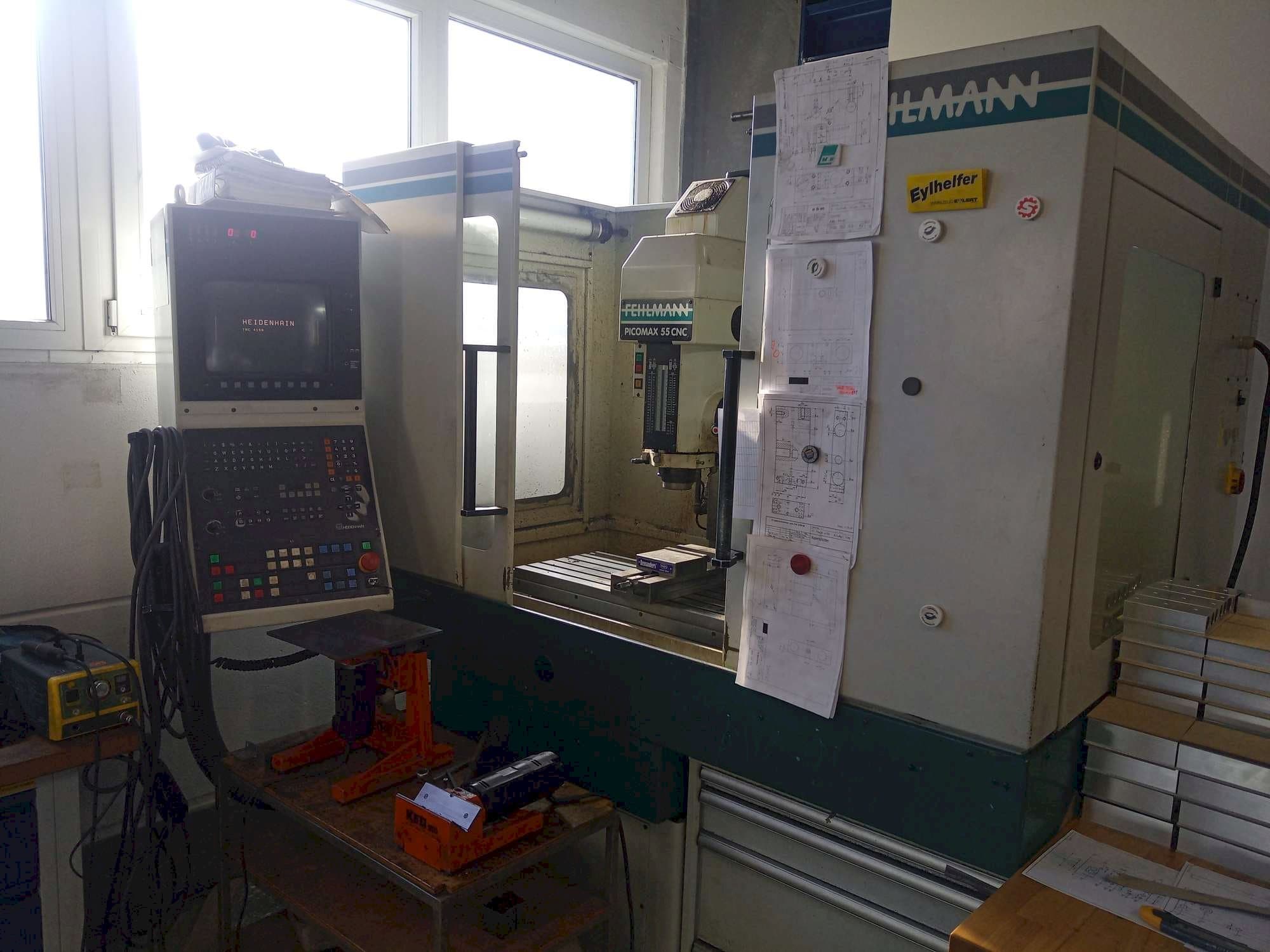 A FEHLMANN Picomax 55 CNC  gép elölnézete