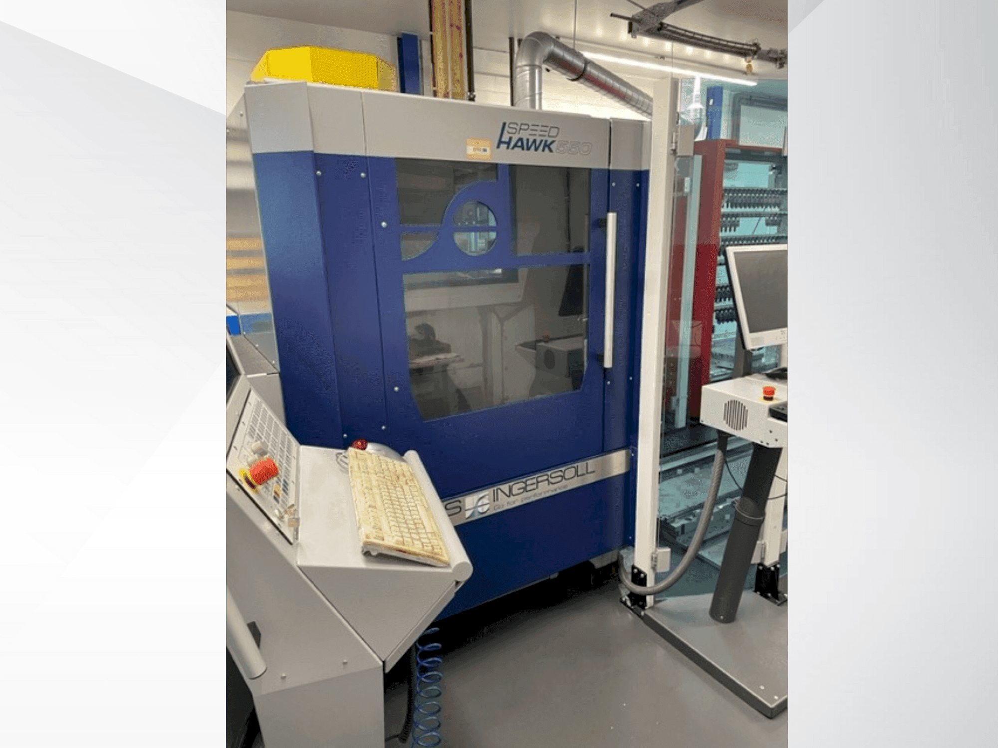 A OPS INGERSOLL SPEED HAWK 550  gép elölnézete