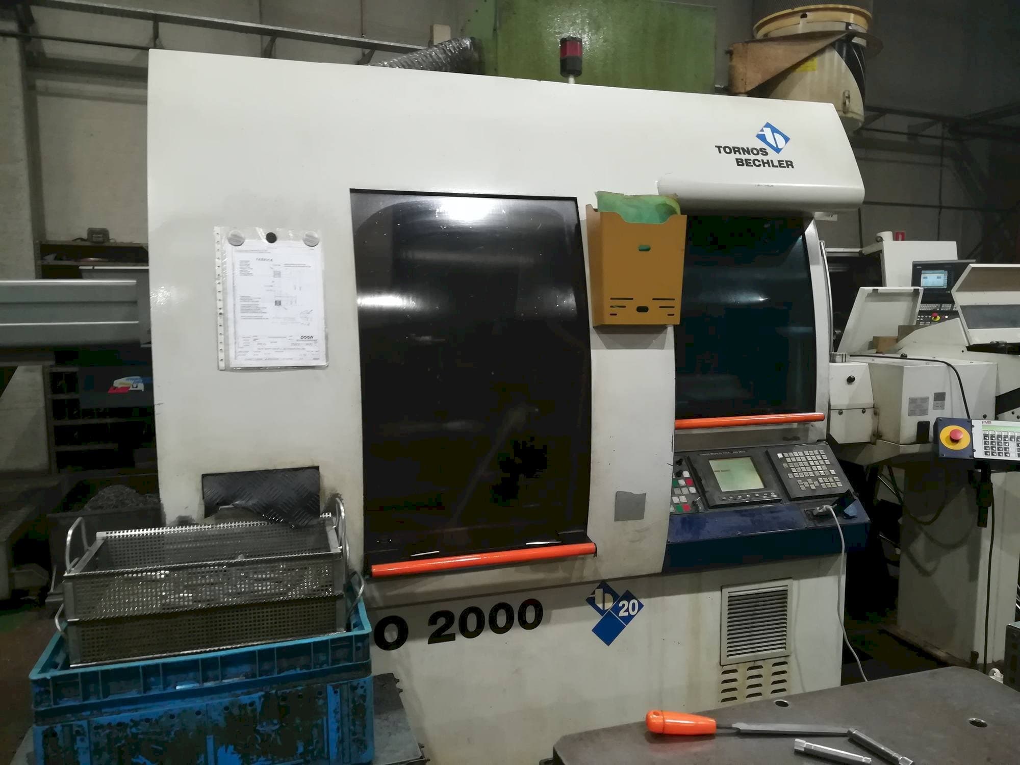 A Tornos-Bechler Deco 20  gép elölnézete