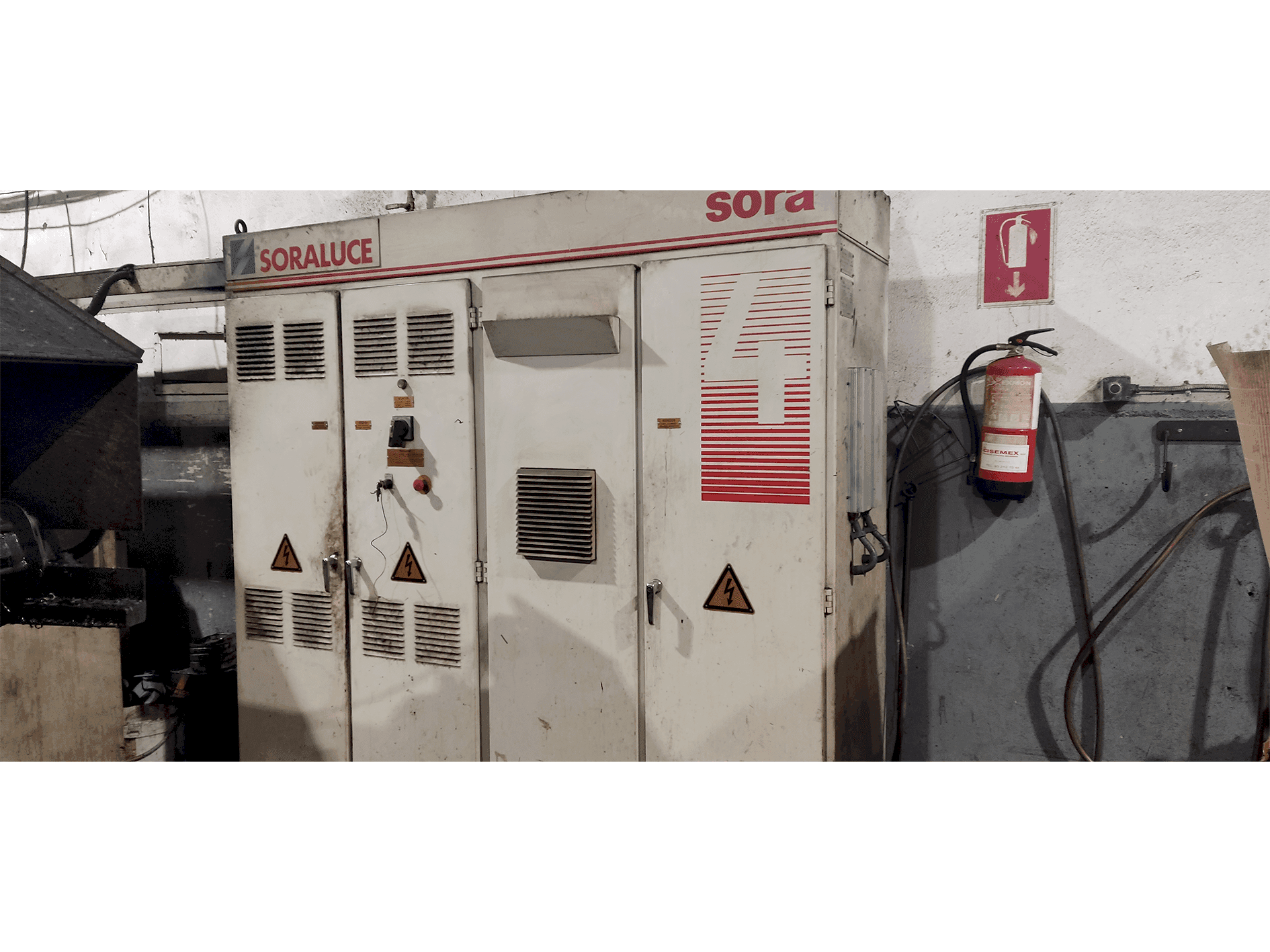 A Soraluce SORA 4  gép elölnézete