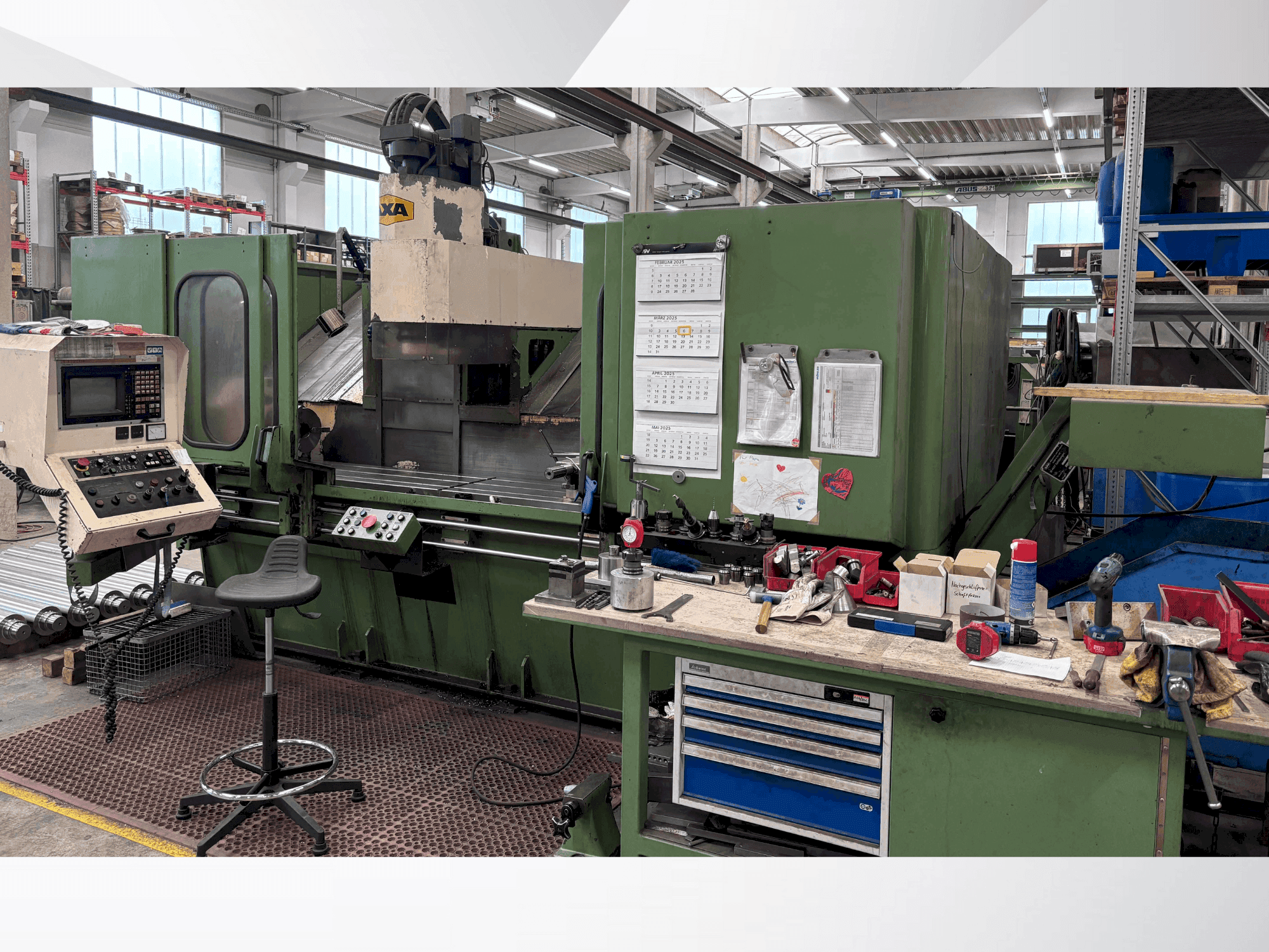 A AXA VSC 2 M  gép elölnézete