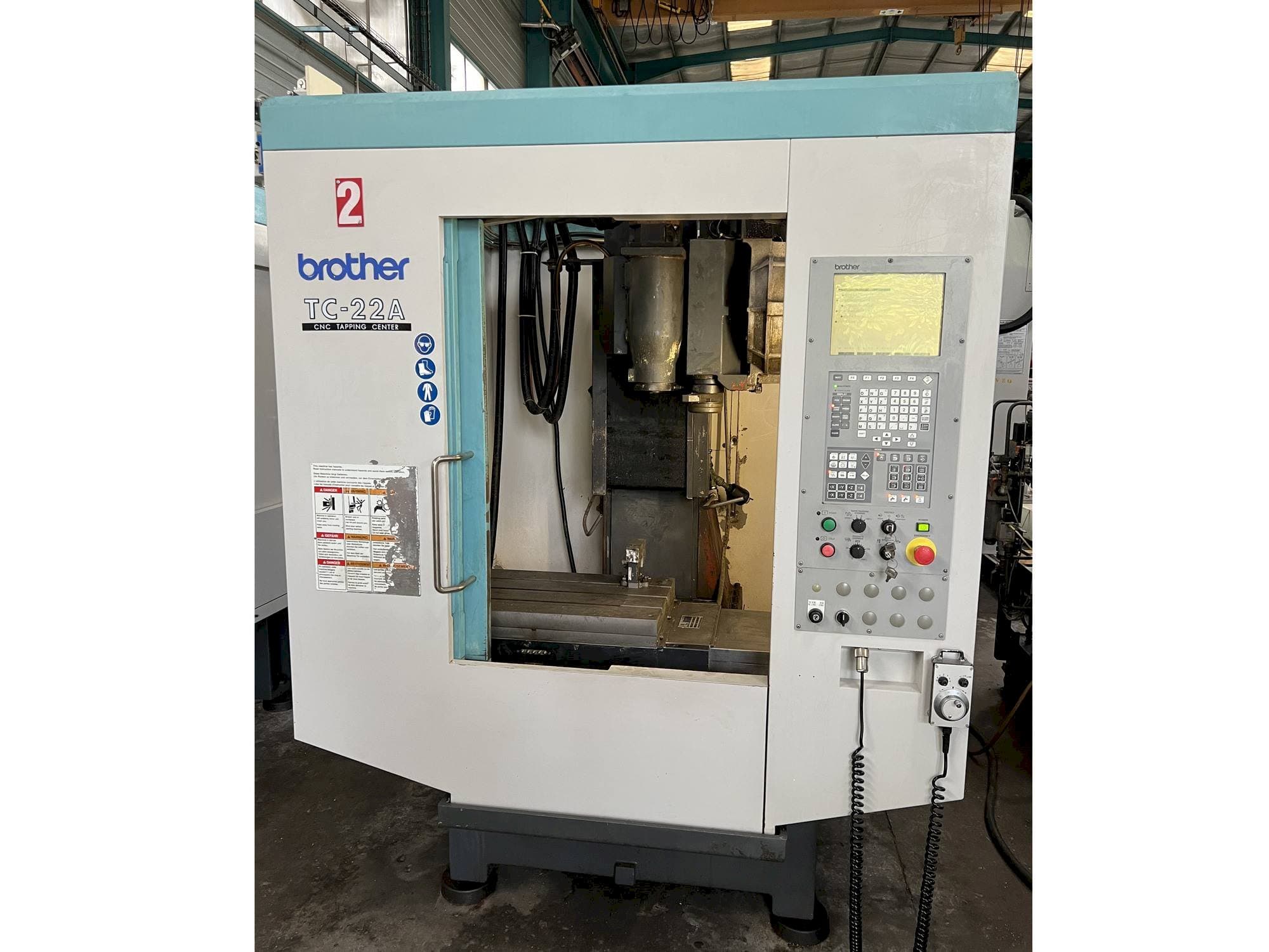 A Brother TC-22A  gép elölnézete