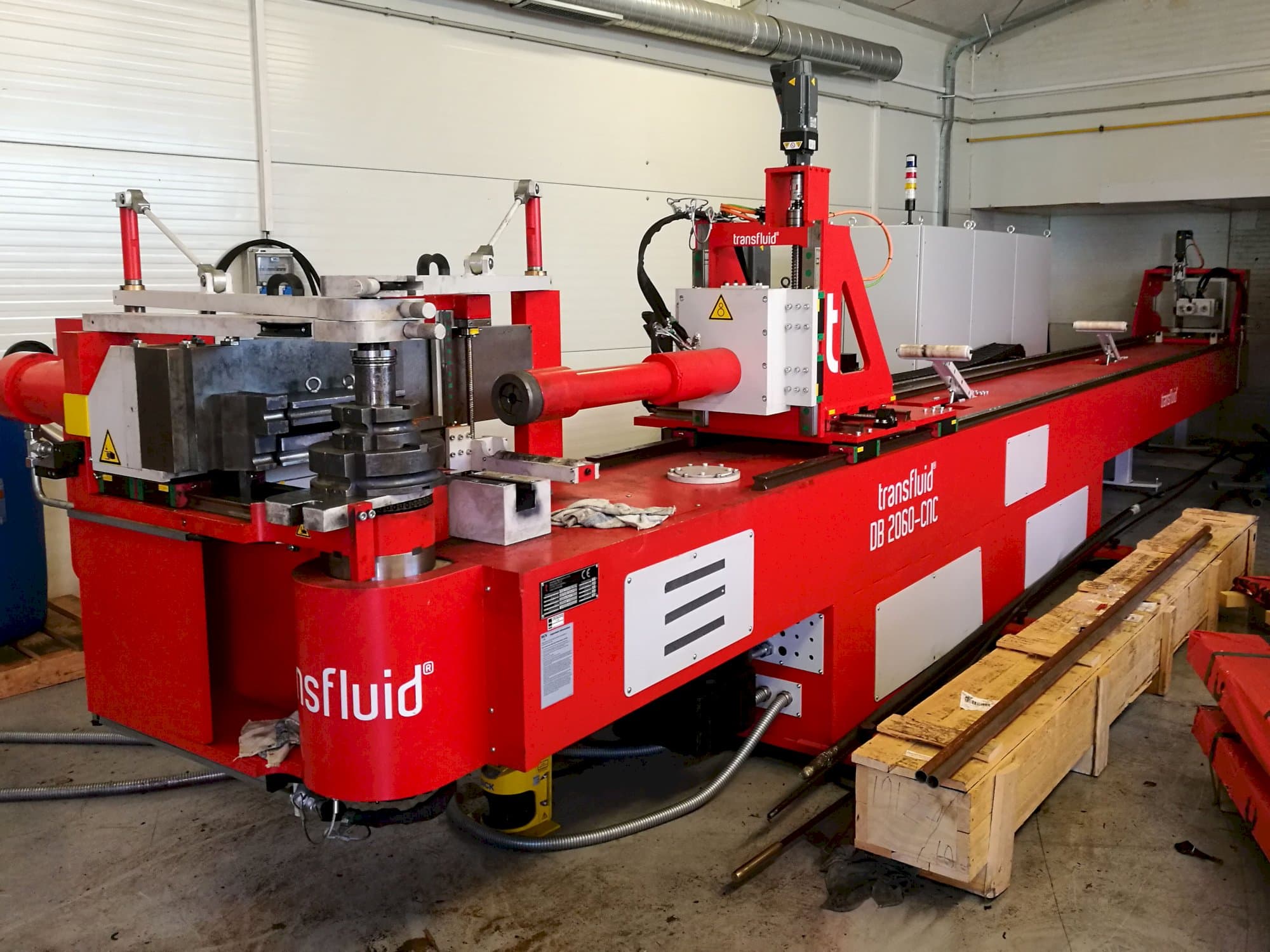 A Transfluid DB 2060  gép jobb nézete