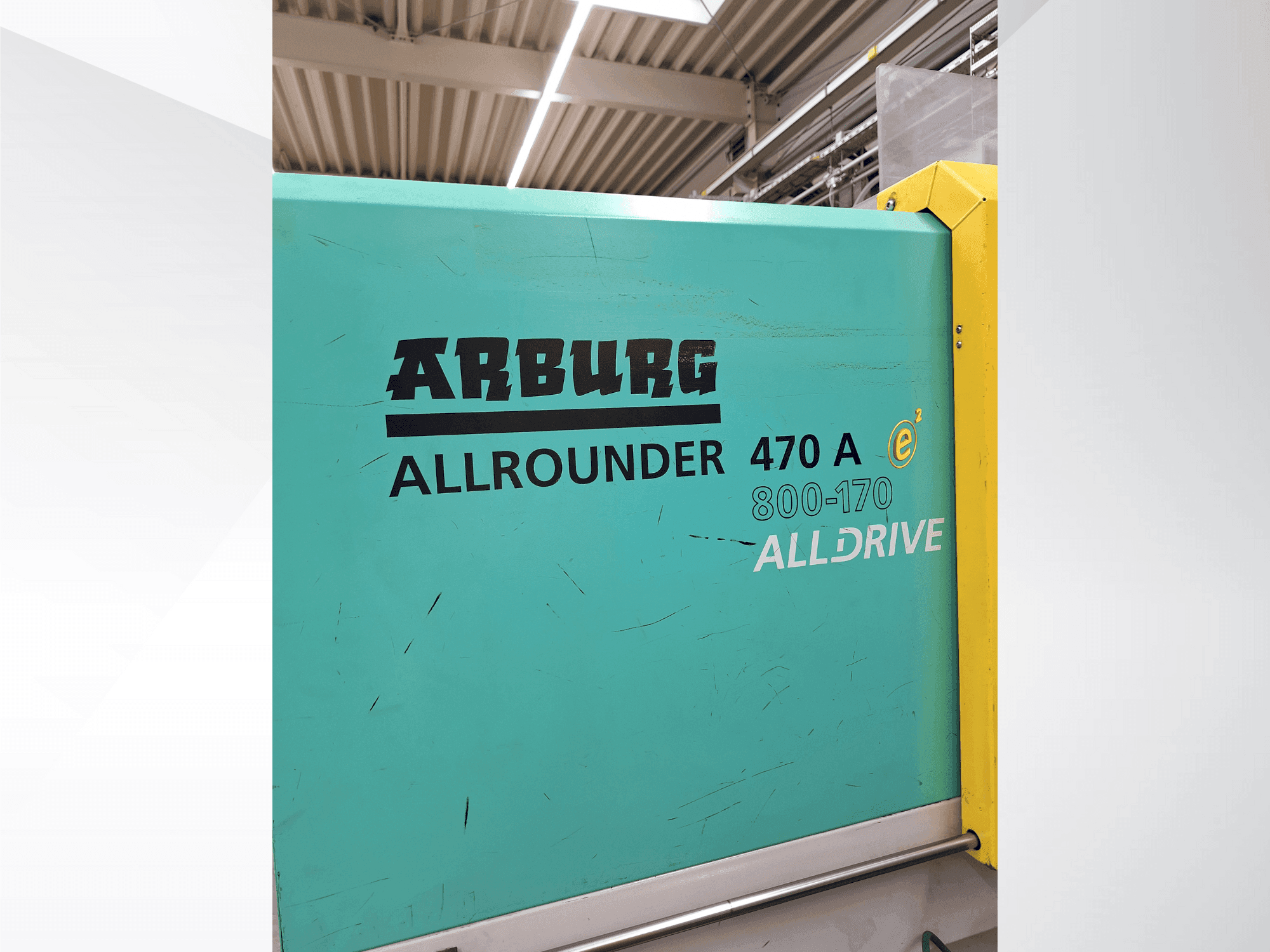 A Arburg 470 A 800-170  gép elölnézete