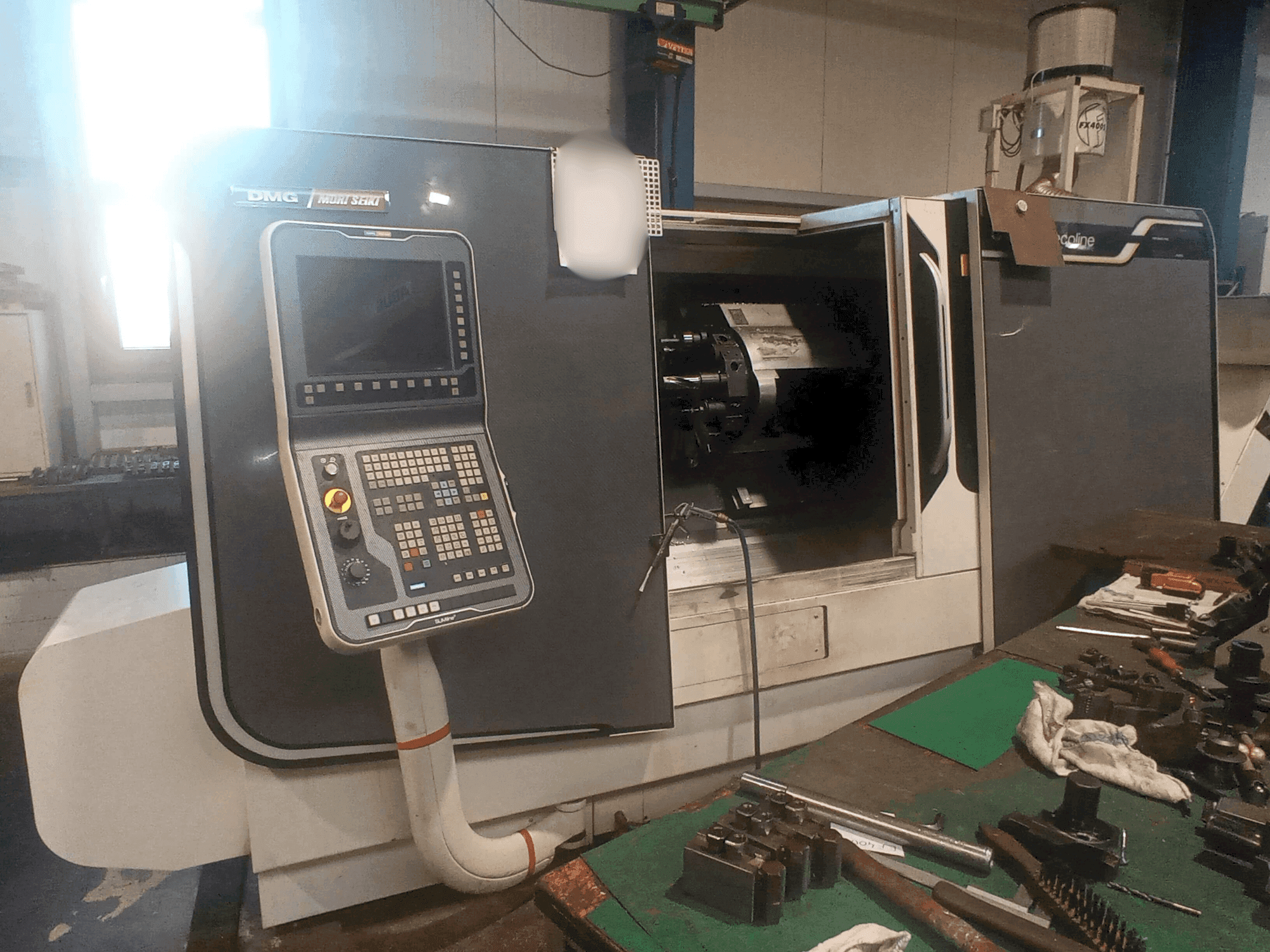 A DMG Mori Seiki CTX 510 ecoline  gép elölnézete