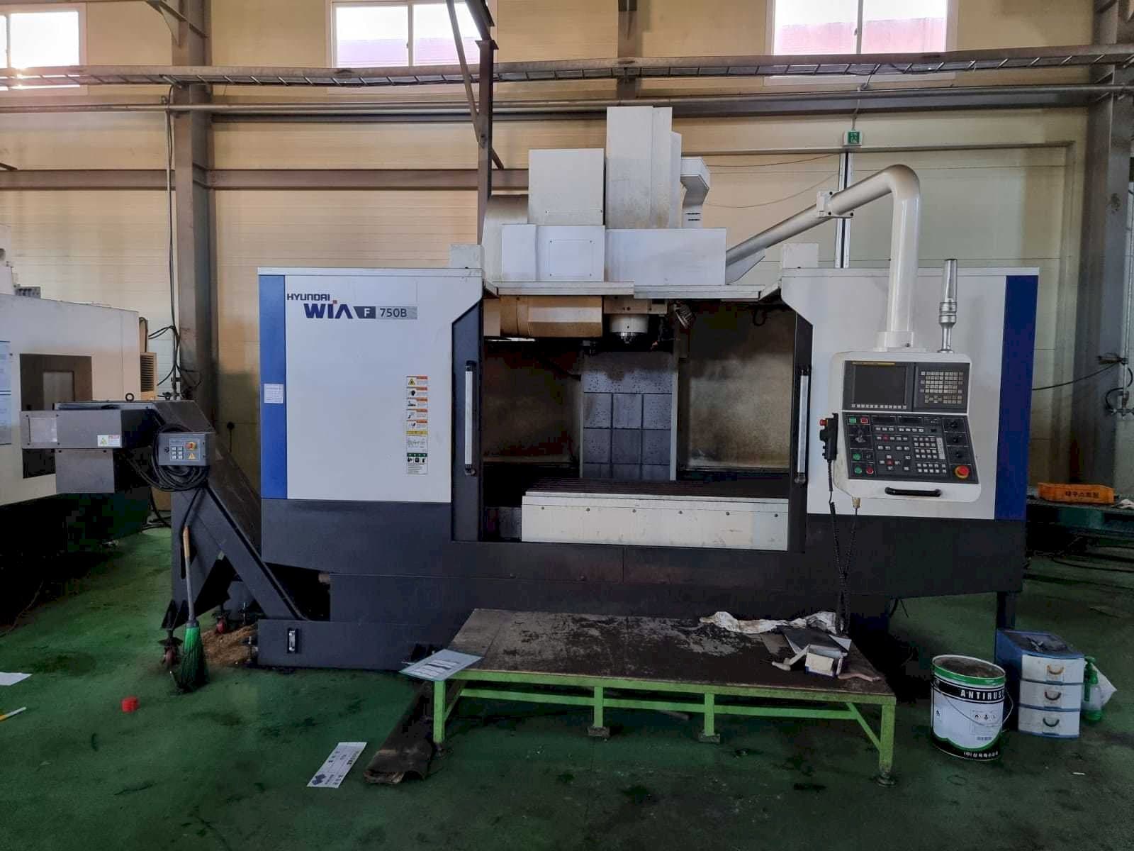 A Hyundai Wia F750B  gép elölnézete