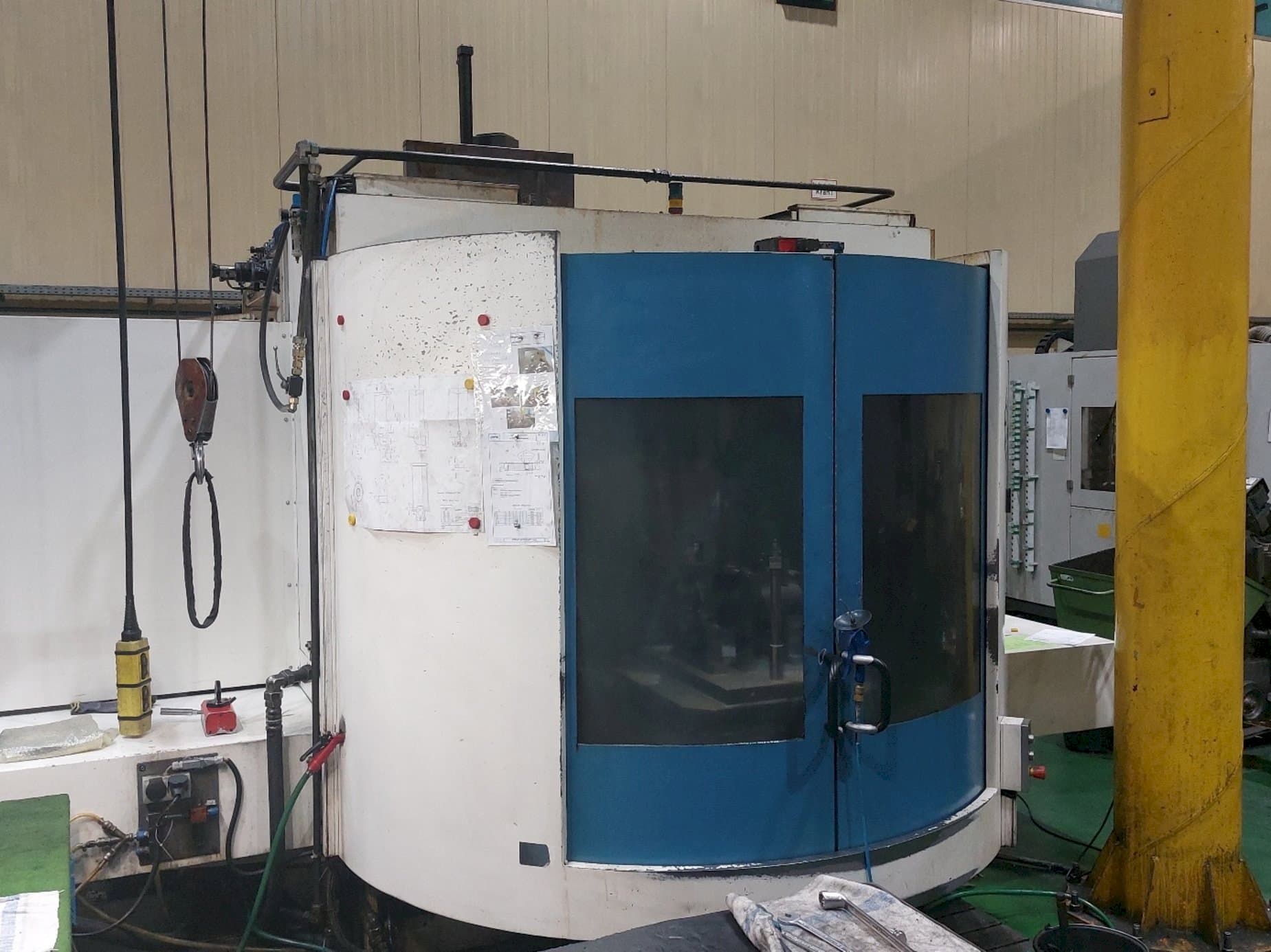 A Heckert CWK630  gép elölnézete