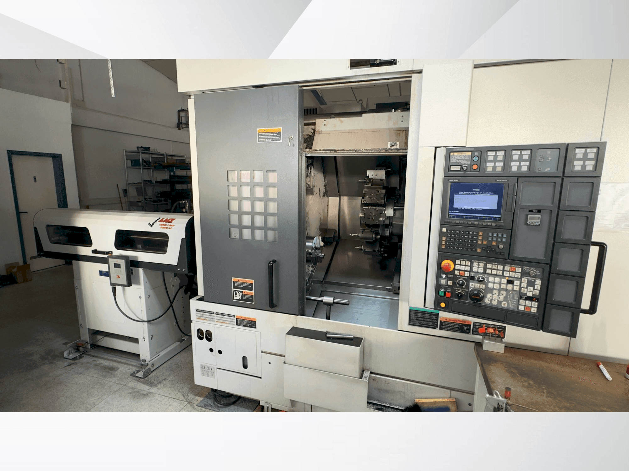 A MORI SEIKI NL 2000 SY /500  gép elölnézete