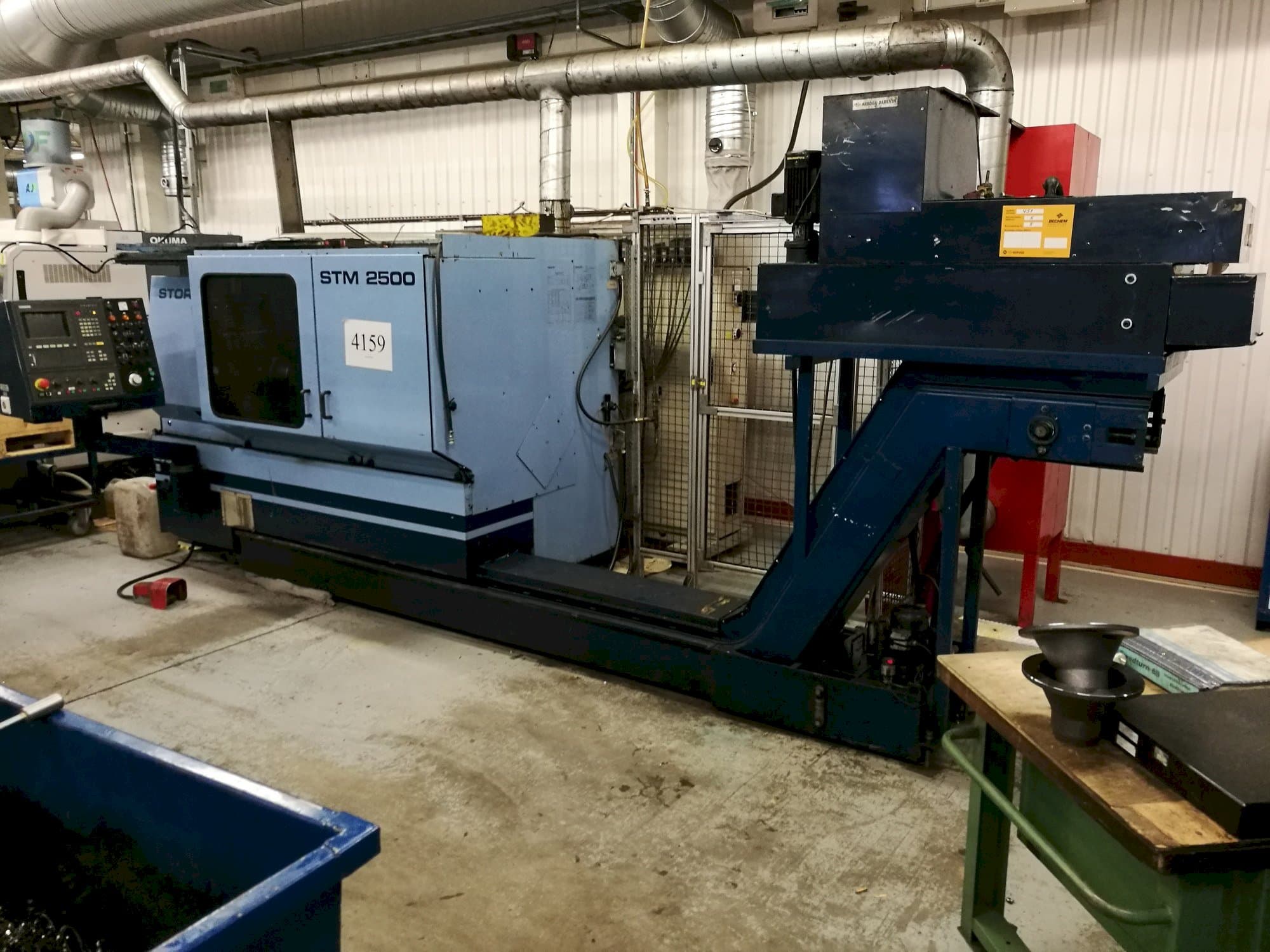 A STOREBRO STM 2500  gép elölnézete