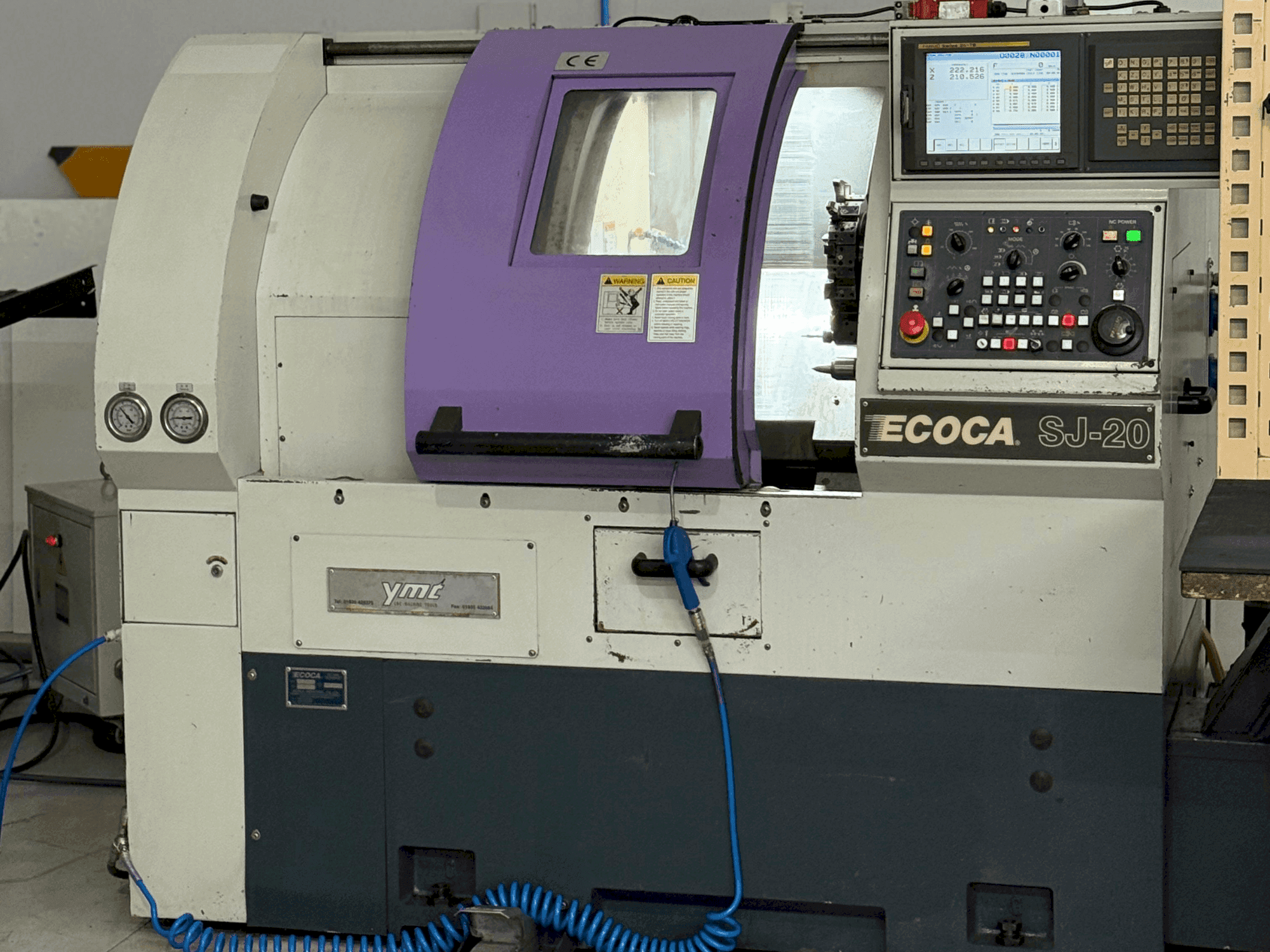 A ECOCA SJ-20  gép elölnézete
