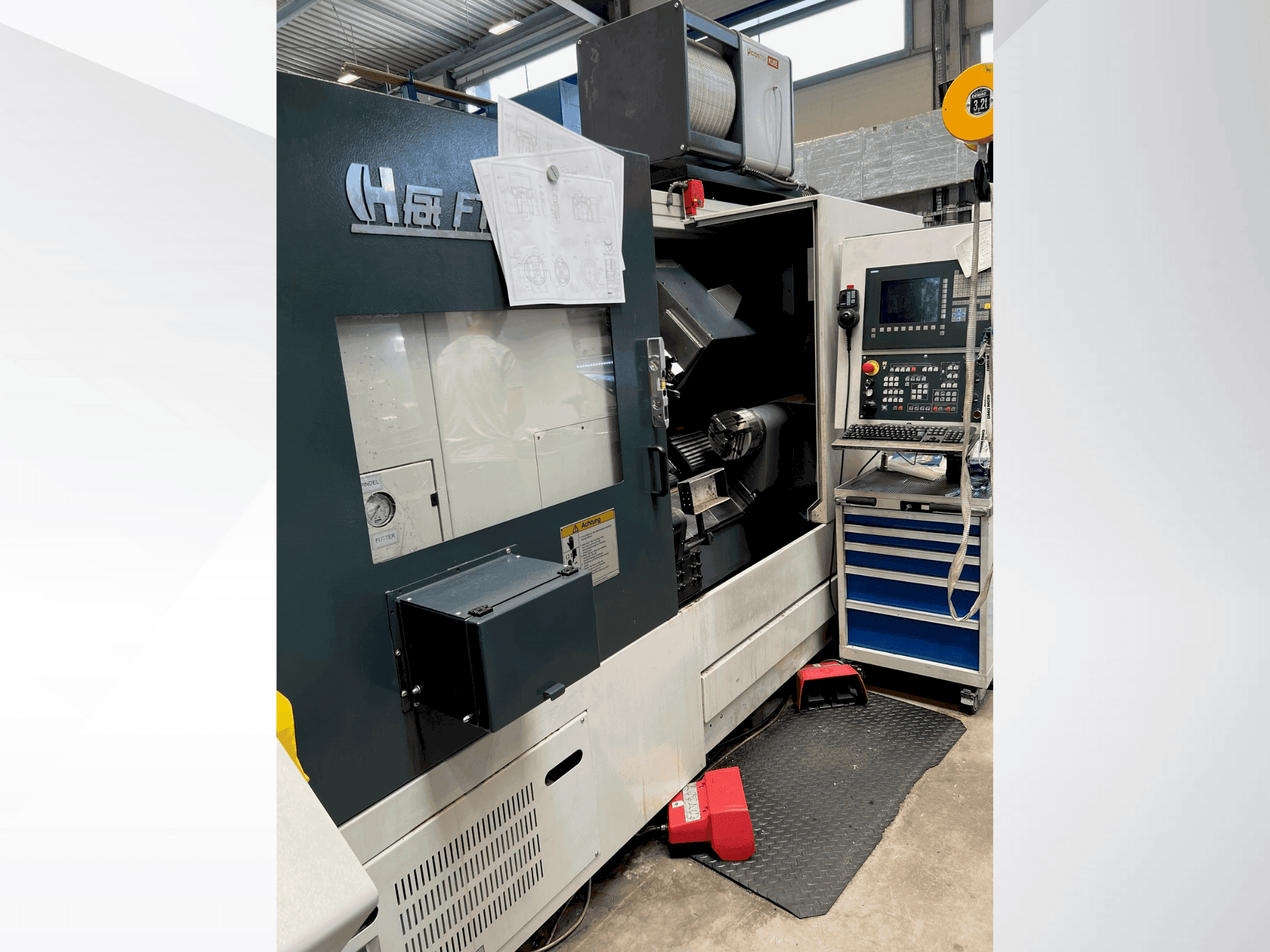 A FAT FTM 165  gép elölnézete