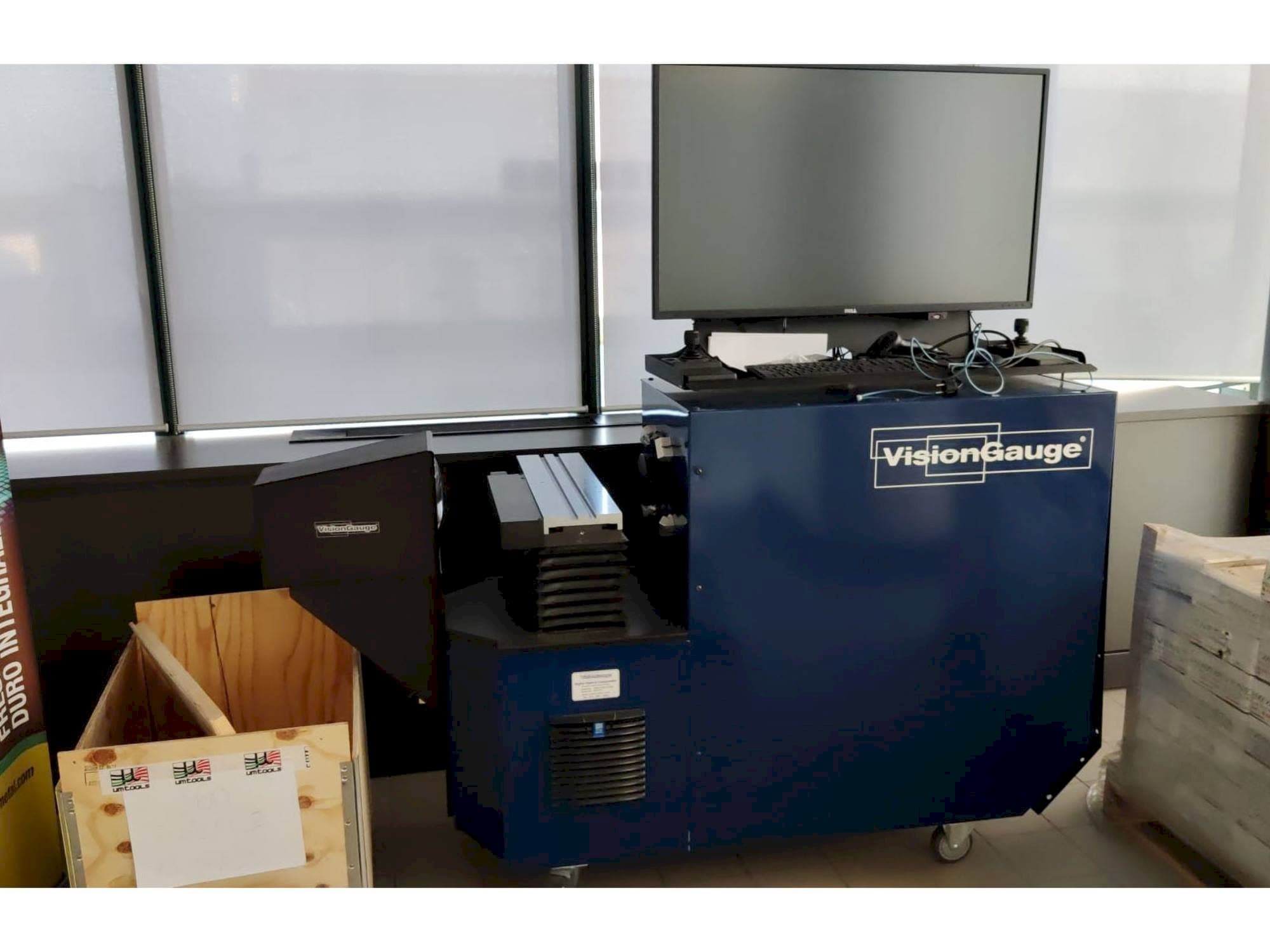 A Vision Gauge 500 series  gép elölnézete