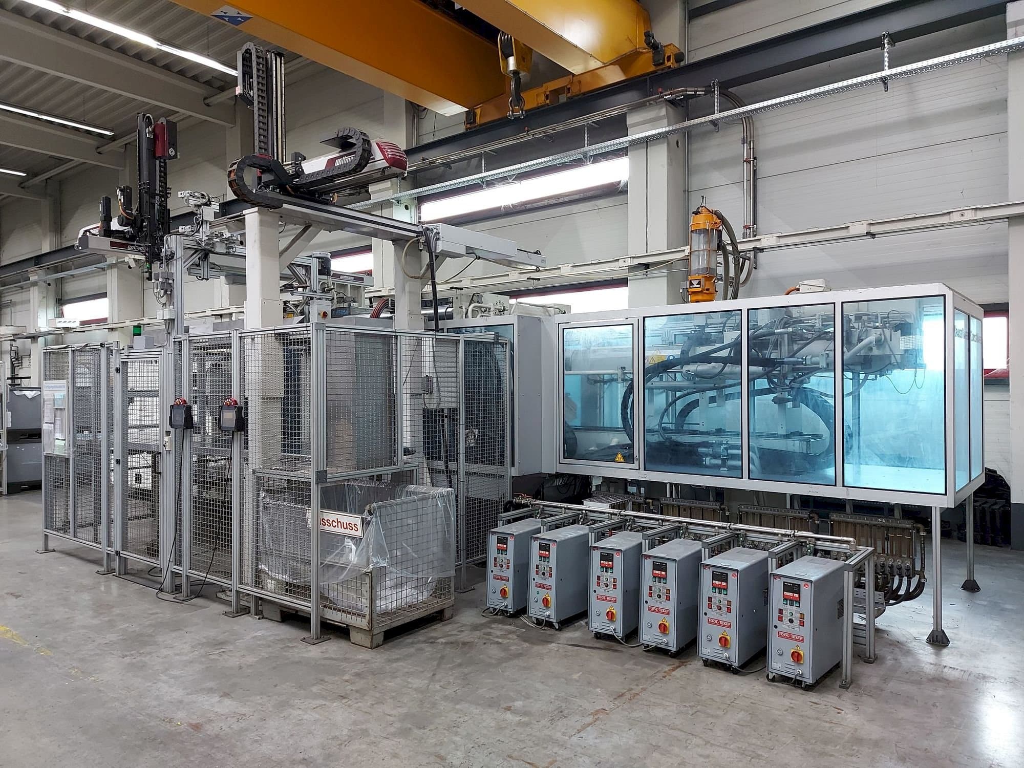 A Krauss Maffei 650 Tandem  gép elölnézete