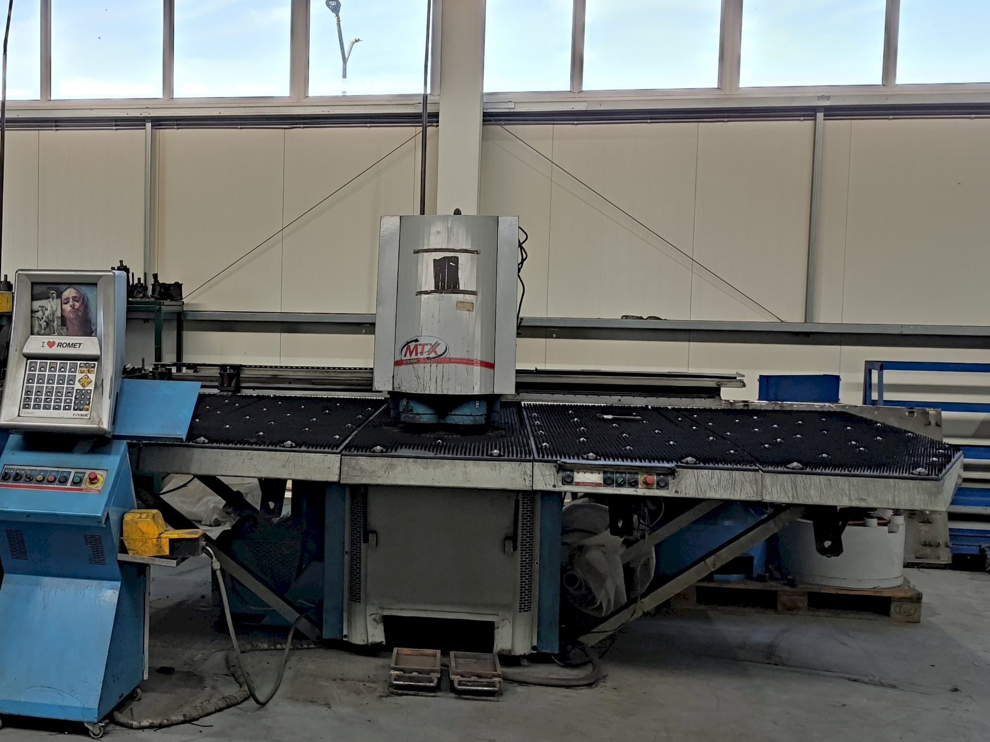 A Euromac MTX INDEX  gép elölnézete