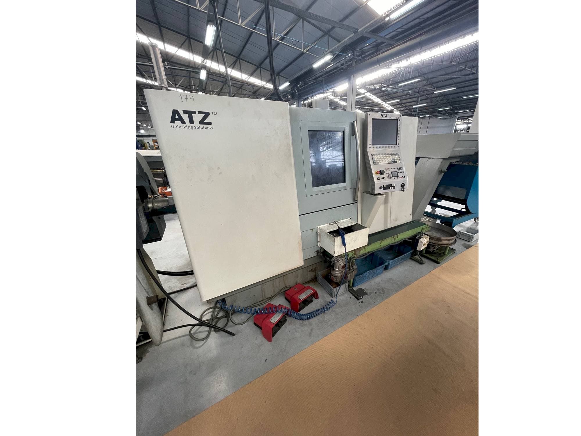 A Gildemeister CTX 310 V6  gép elölnézete