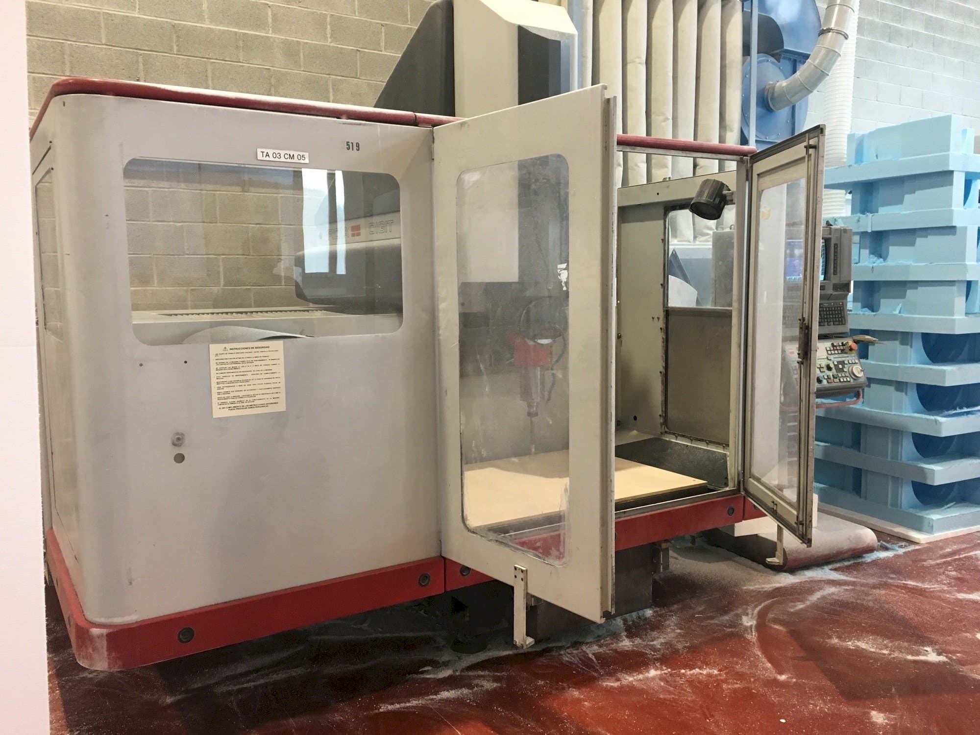 A Fidia Digit 165  gép elölnézete