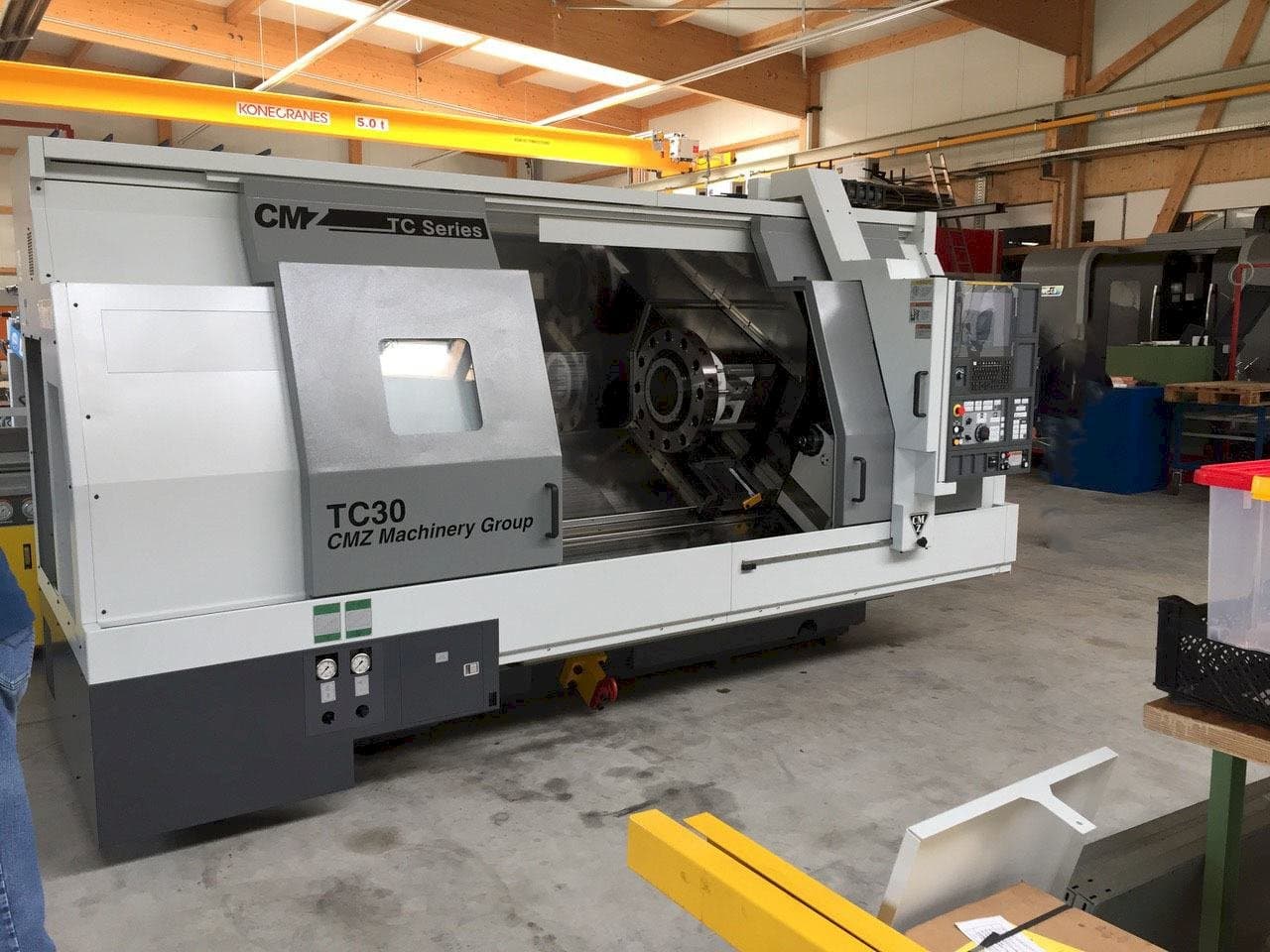 A CMZ TC30 gép elölnézete