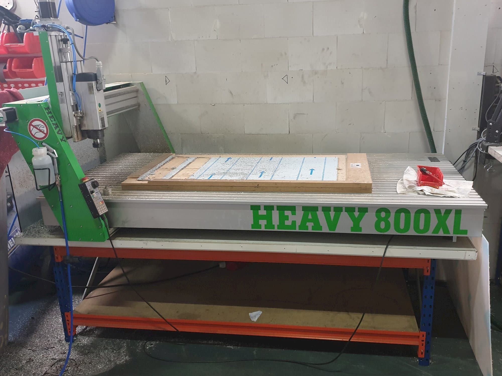 A EAS HEAVY 800 XL gép elölnézete