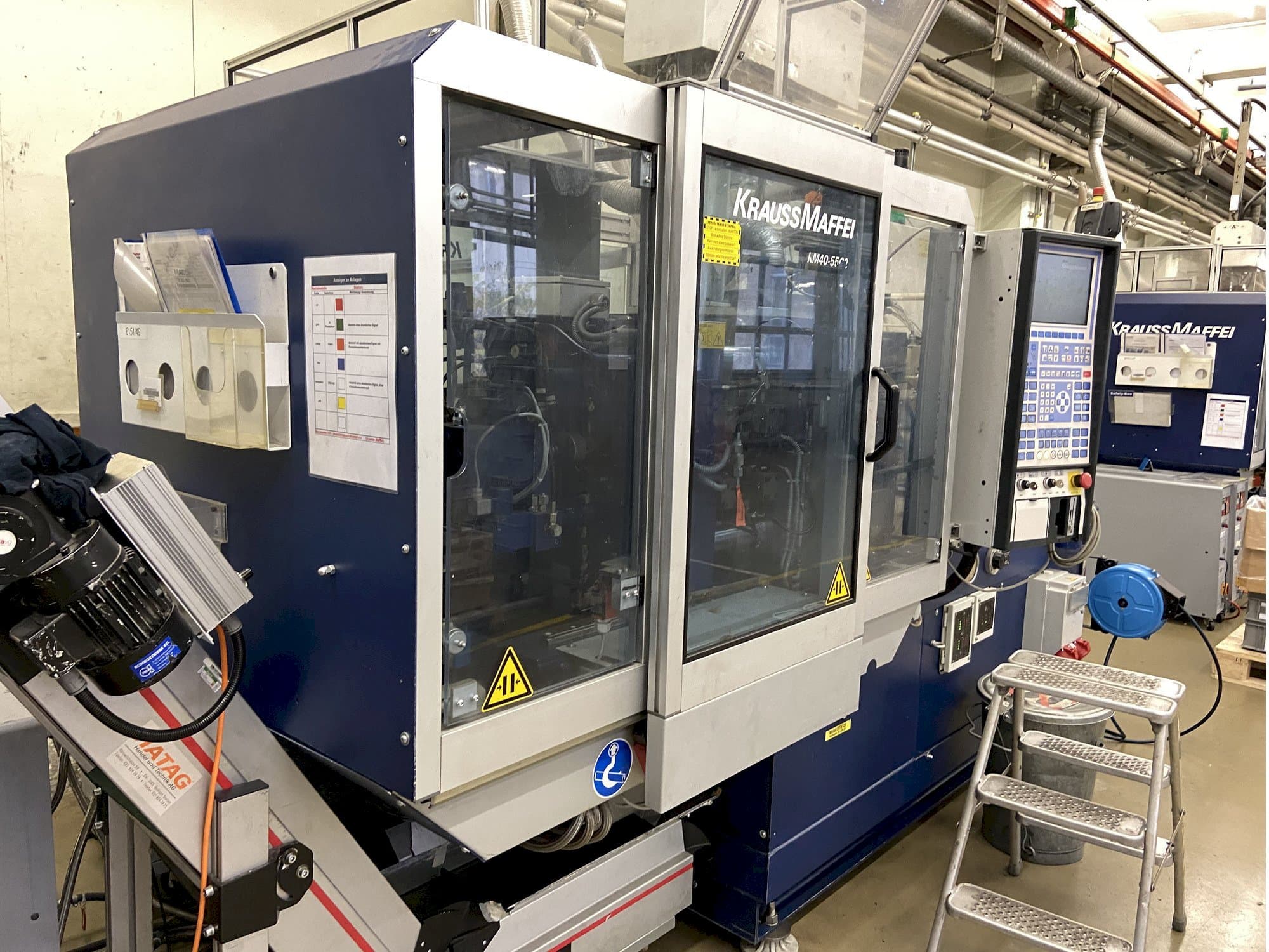 A Krauss Maffei 40-55 C2  gép elölnézete