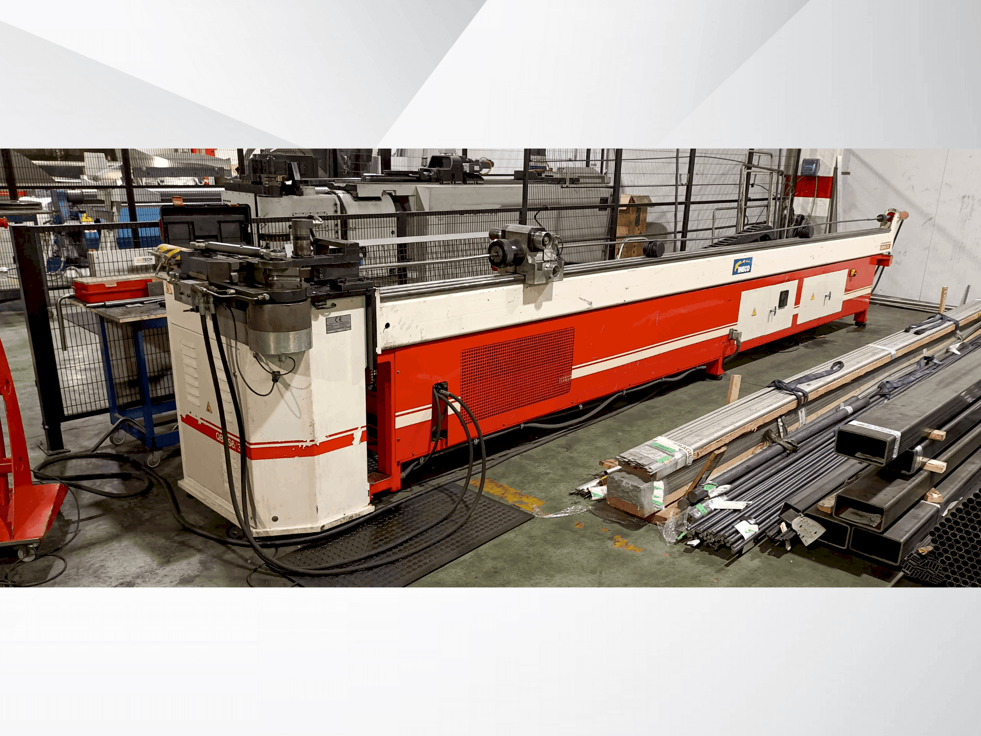 A INECO GBMS 6/3X  gép elölnézete