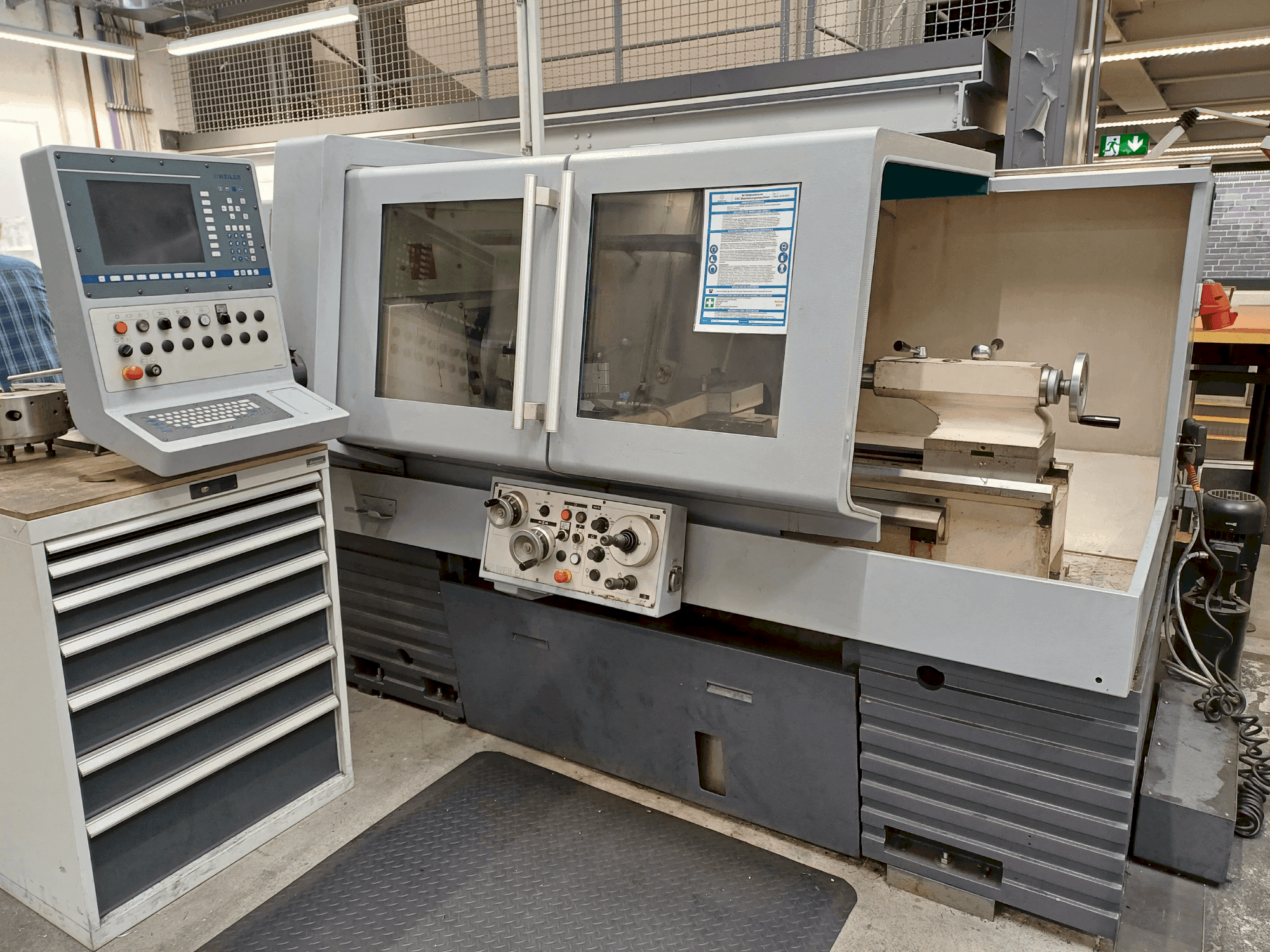 A Weiler E40  gép elölnézete