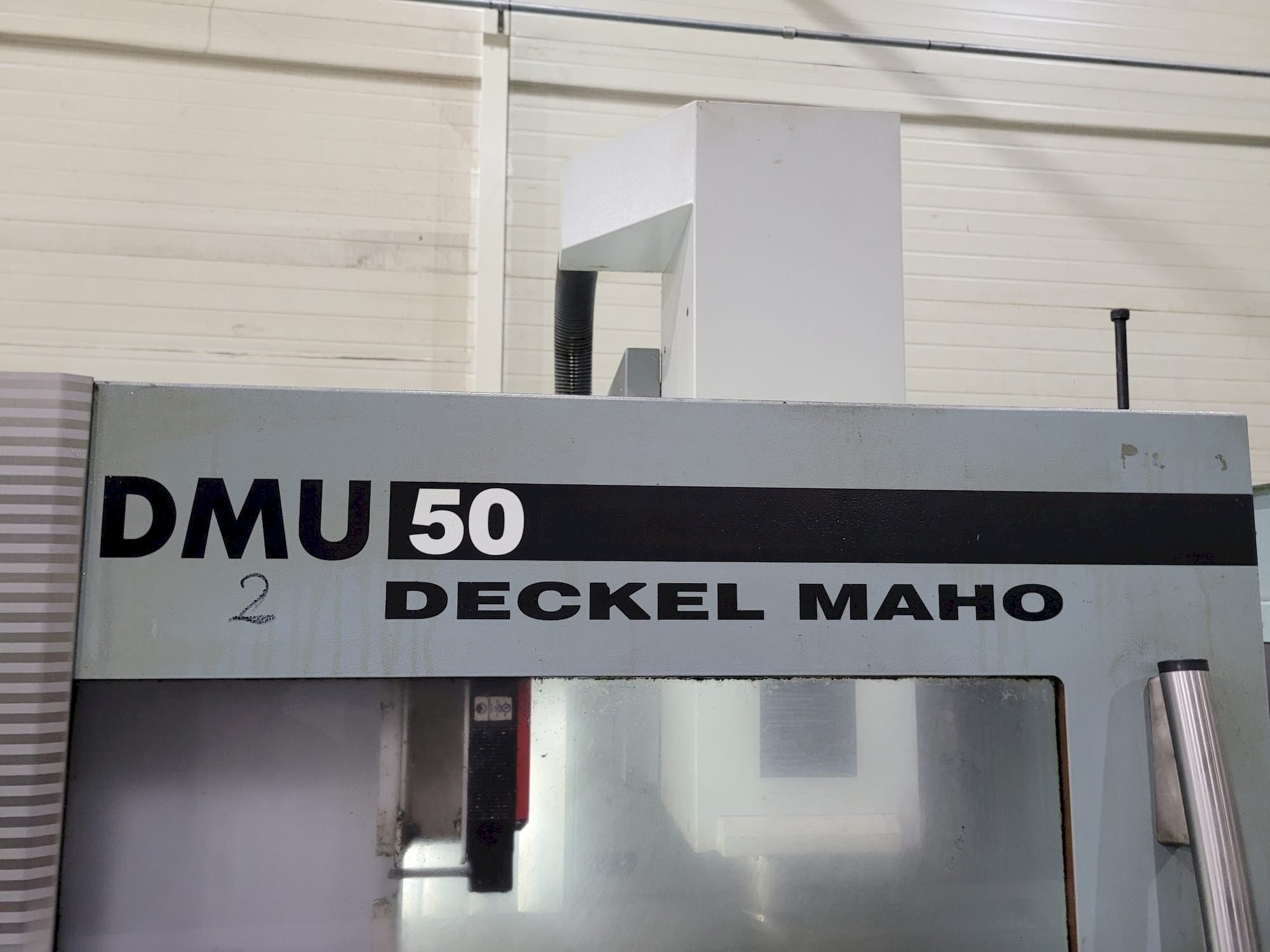 A DECKEL MAHO DMU 50  gép elölnézete