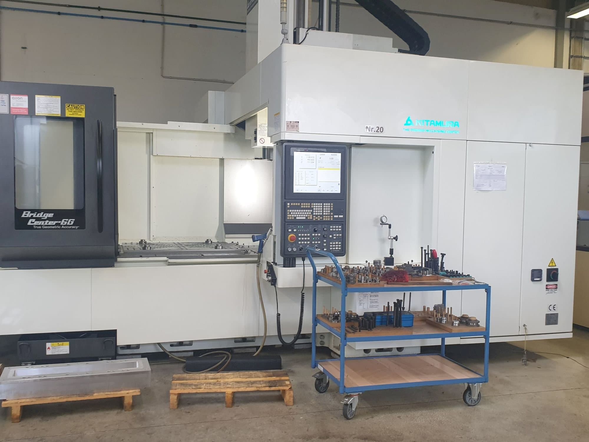 A Kitamura Bridge Center 6G  gép elölnézete