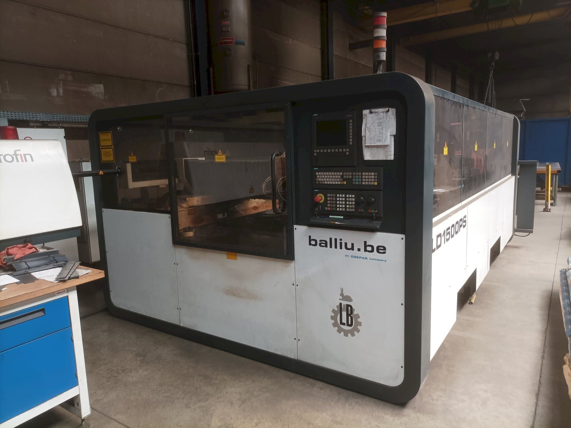 A Balliu  LD 1500 PS  gép elölnézete