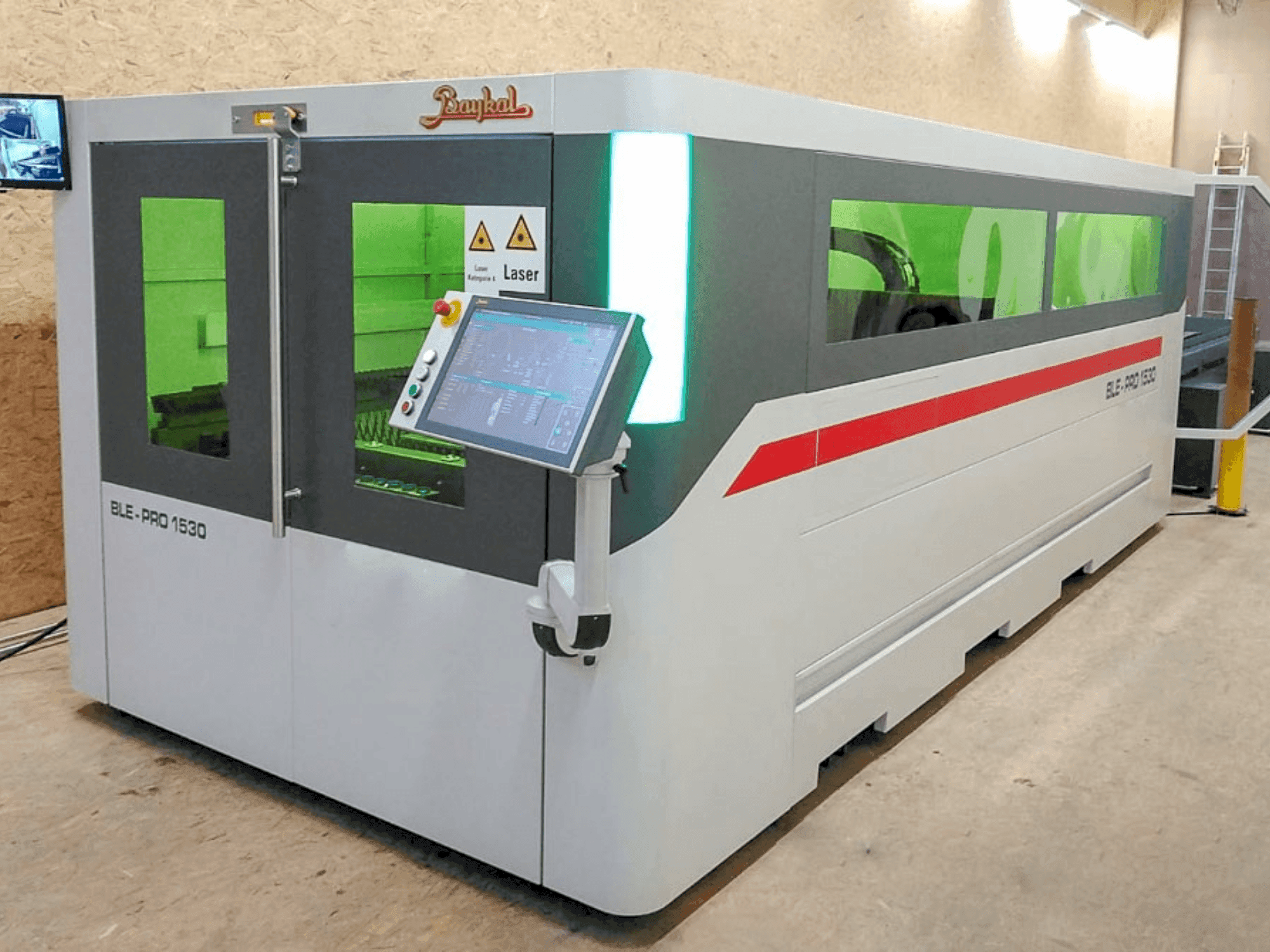 A Baykal BLE PRO 1530  gép elölnézete