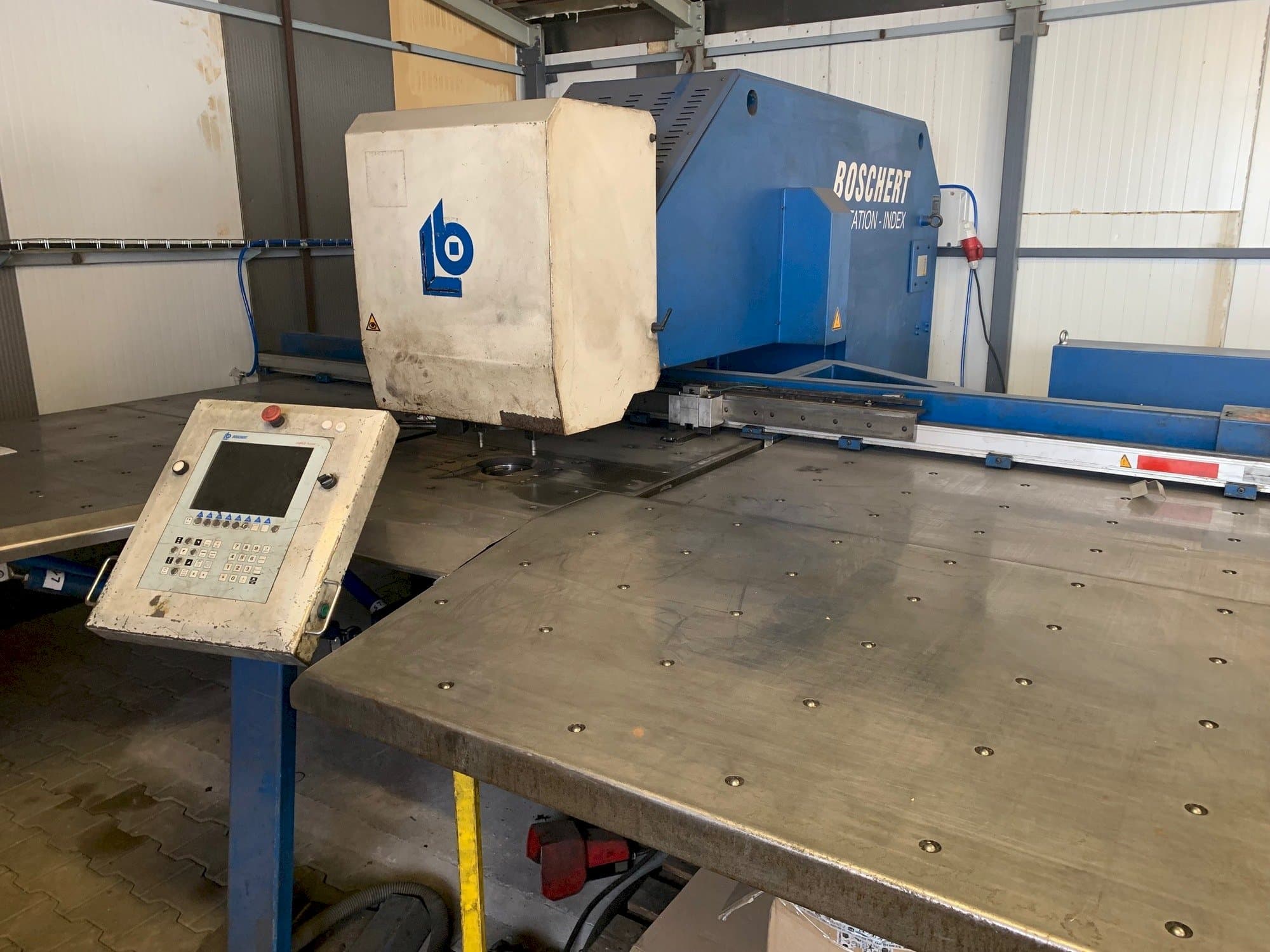 A Boschert EL 1250 Rota-Index  gép elölnézete