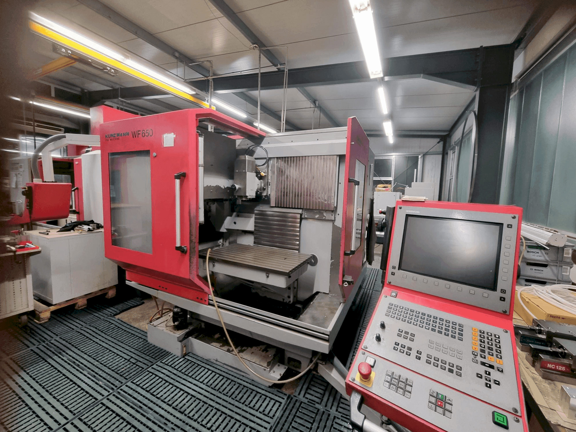 A KUNZMANN WF 650  gép elölnézete