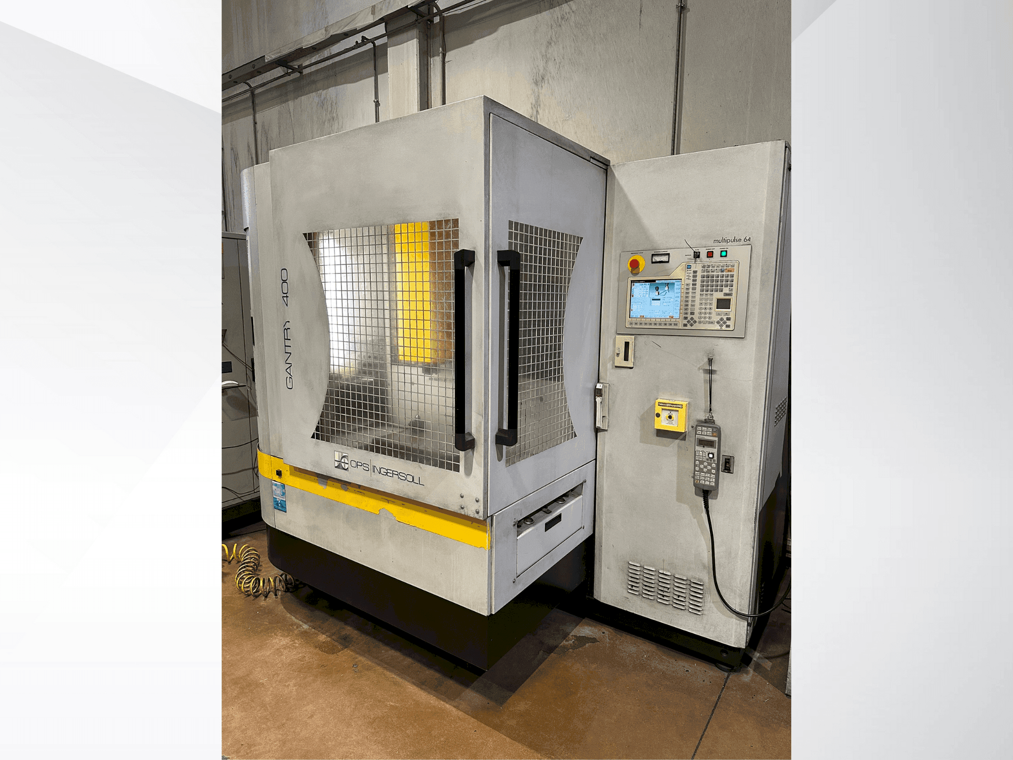 A INGERSOLL Gantry 400  gép elölnézete