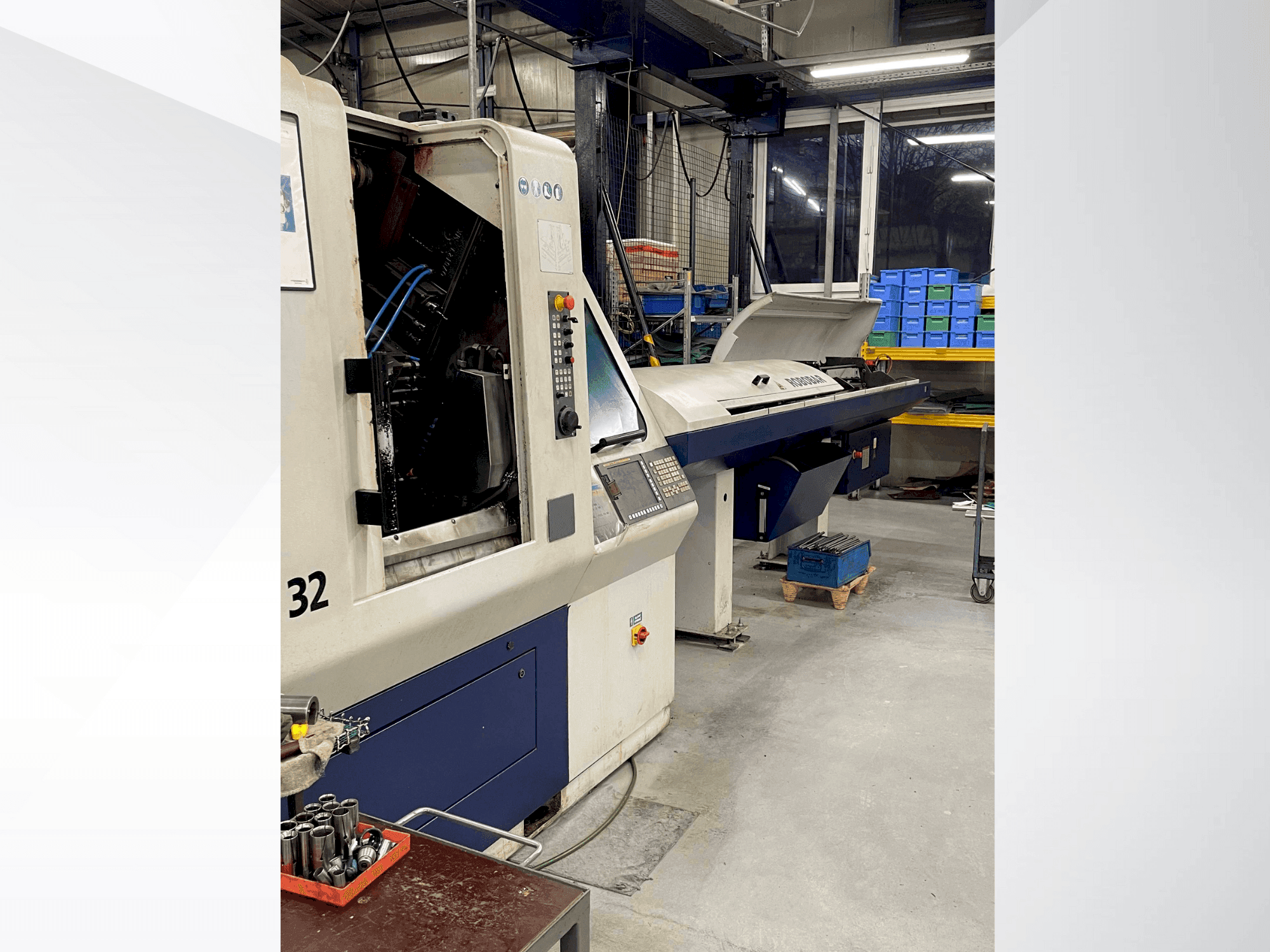 A TORNOS DECO Sigma 32  gép elölnézete