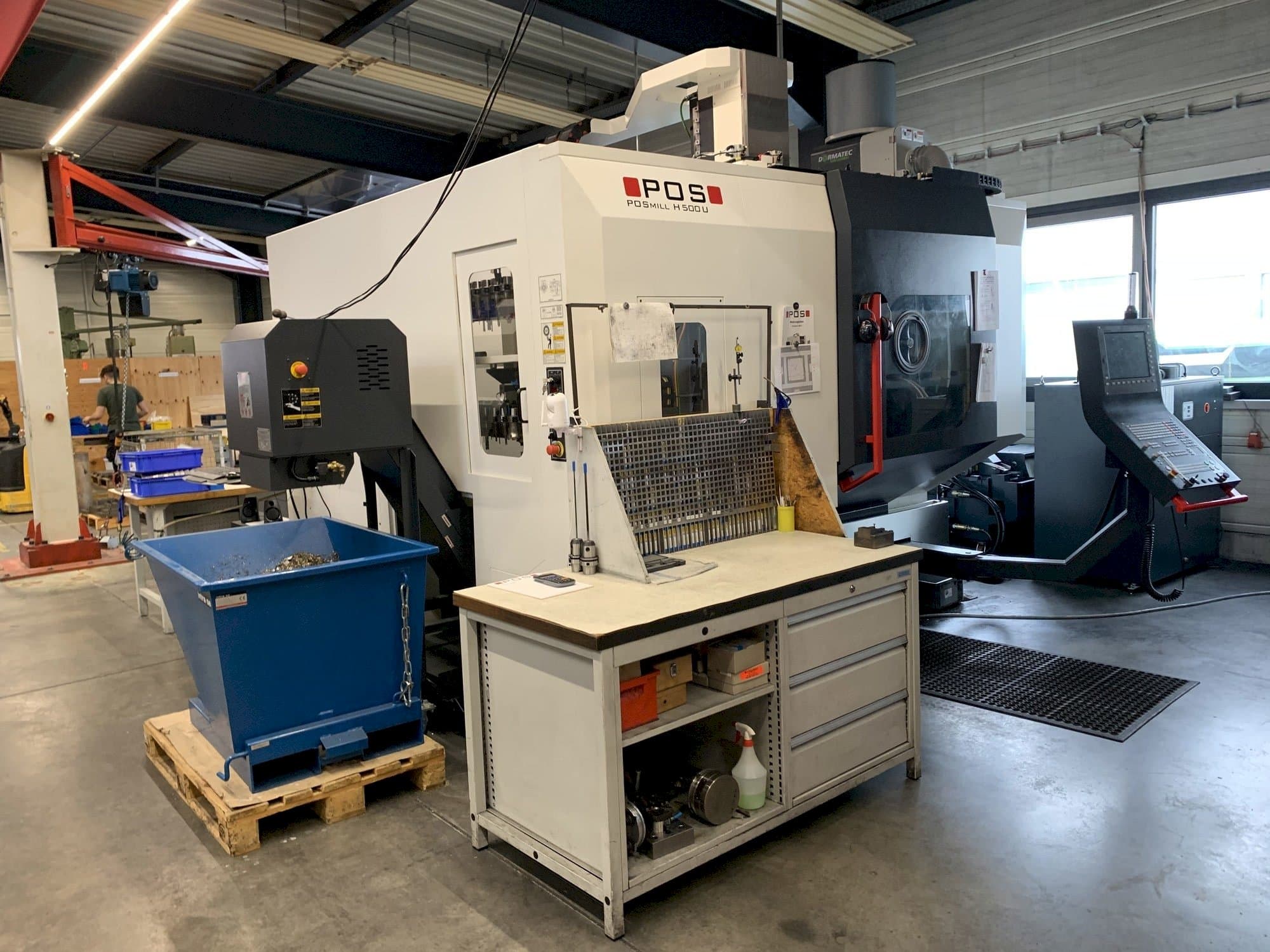 A POSmill H 500 U  gép elölnézete