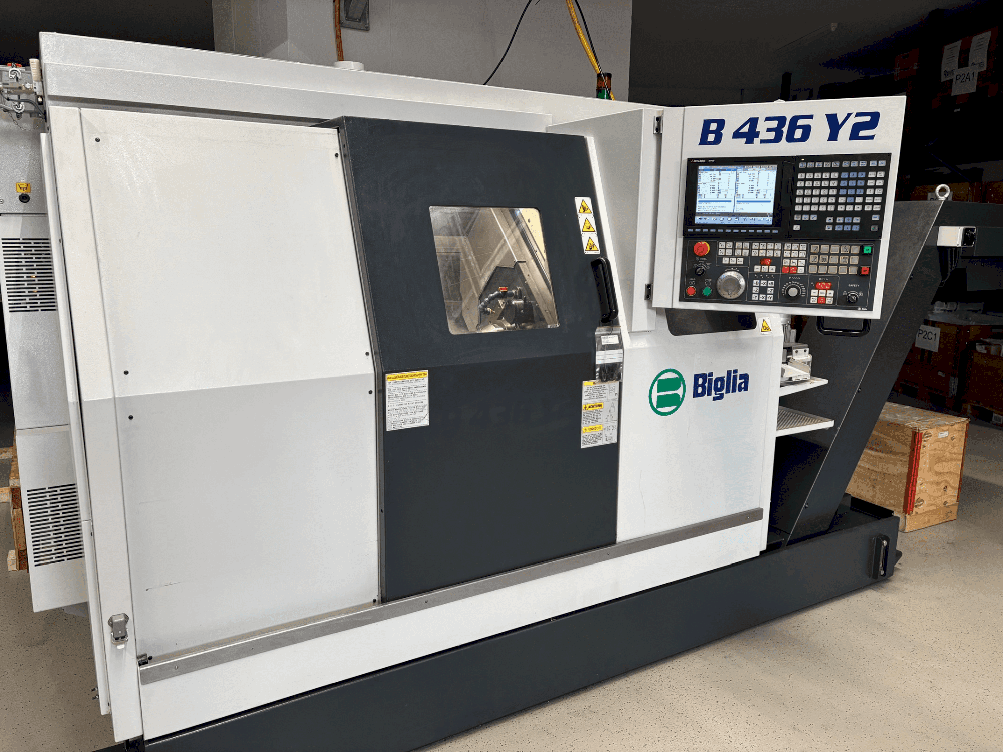 A Biglia B436Y2  gép elölnézete