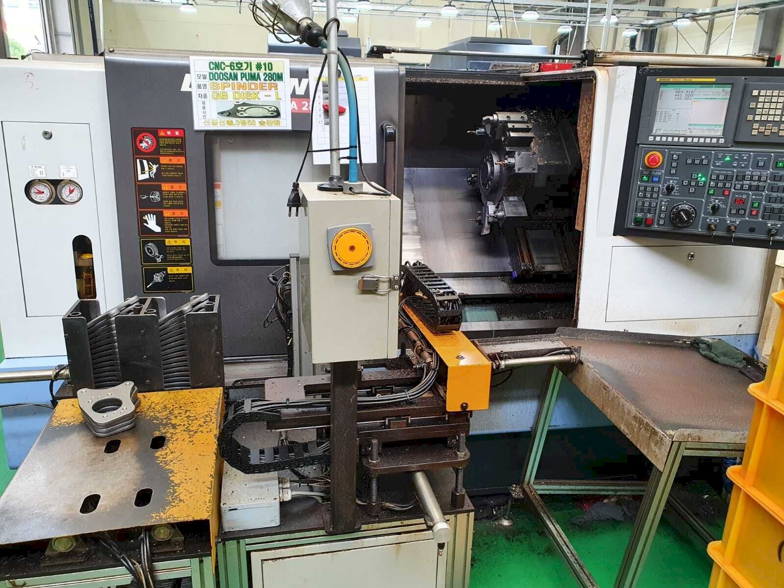 A Doosan Puma 280M  gép elölnézete